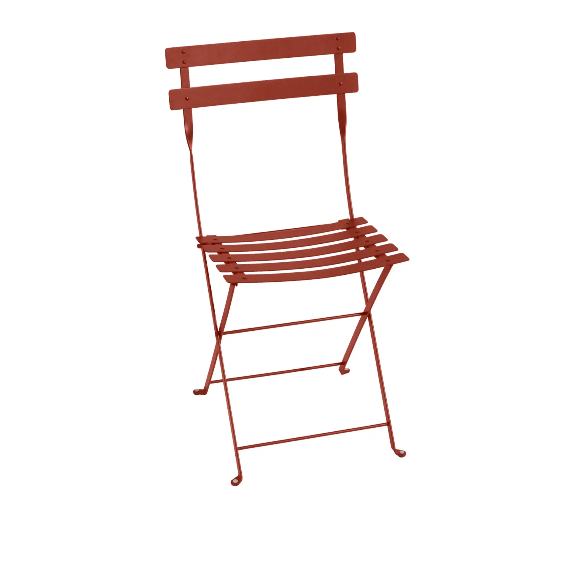 Bistro Metal Chair - Red Ochre