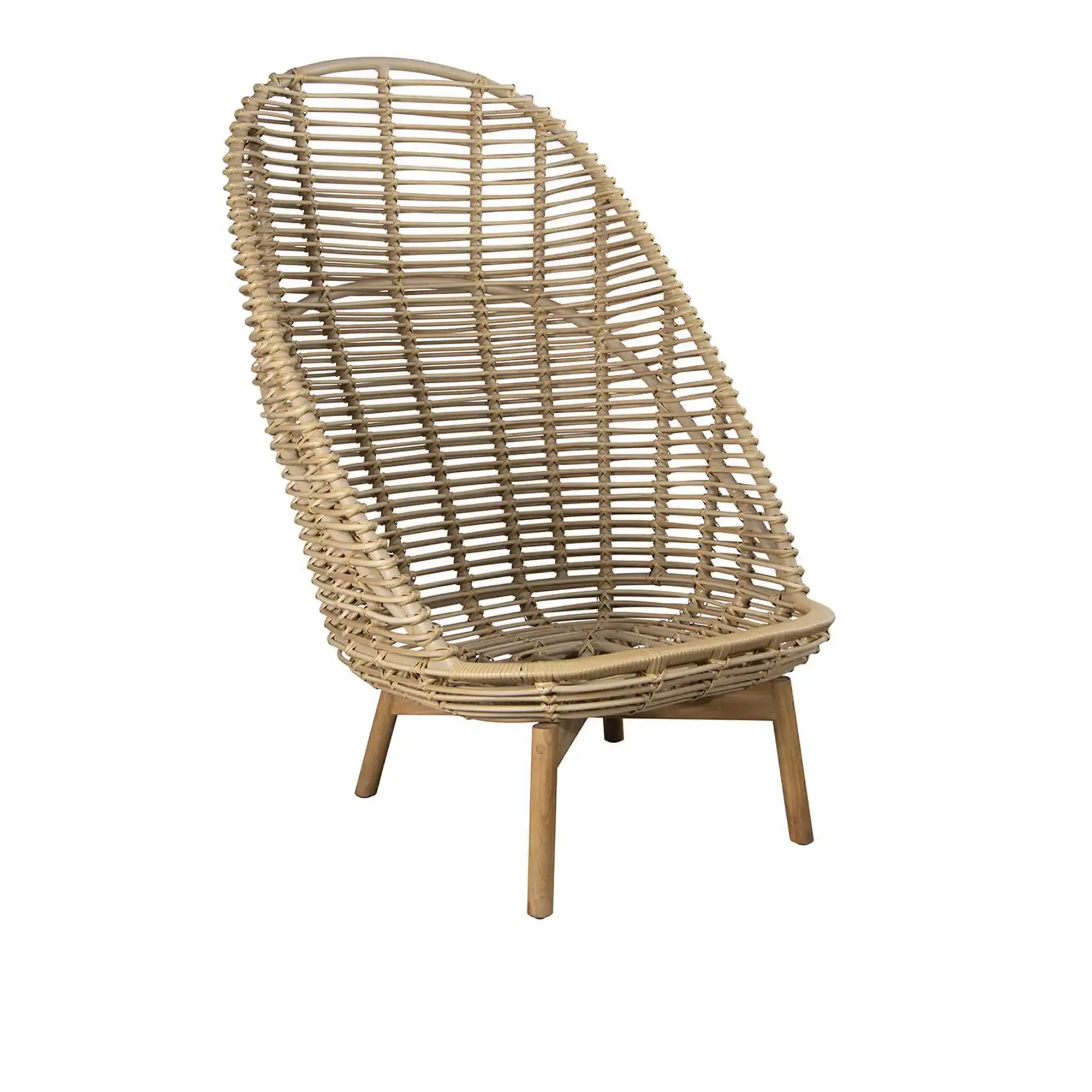 Hive Highback Lenestol Med Teak Ben