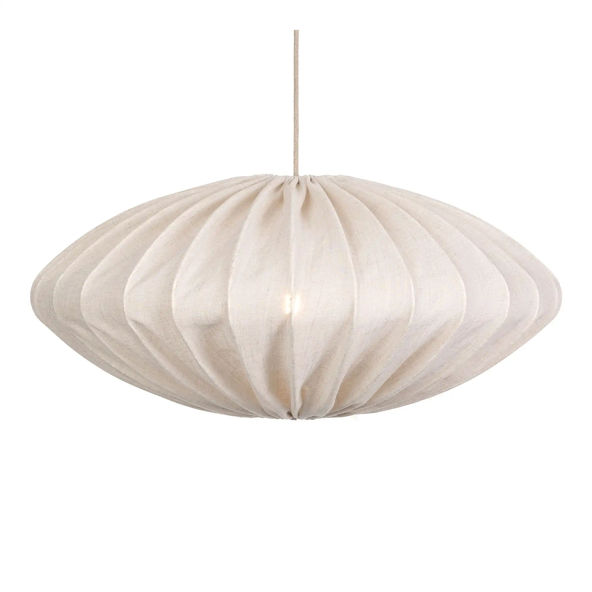 Ellipse 80 Linen Pendant Lamp