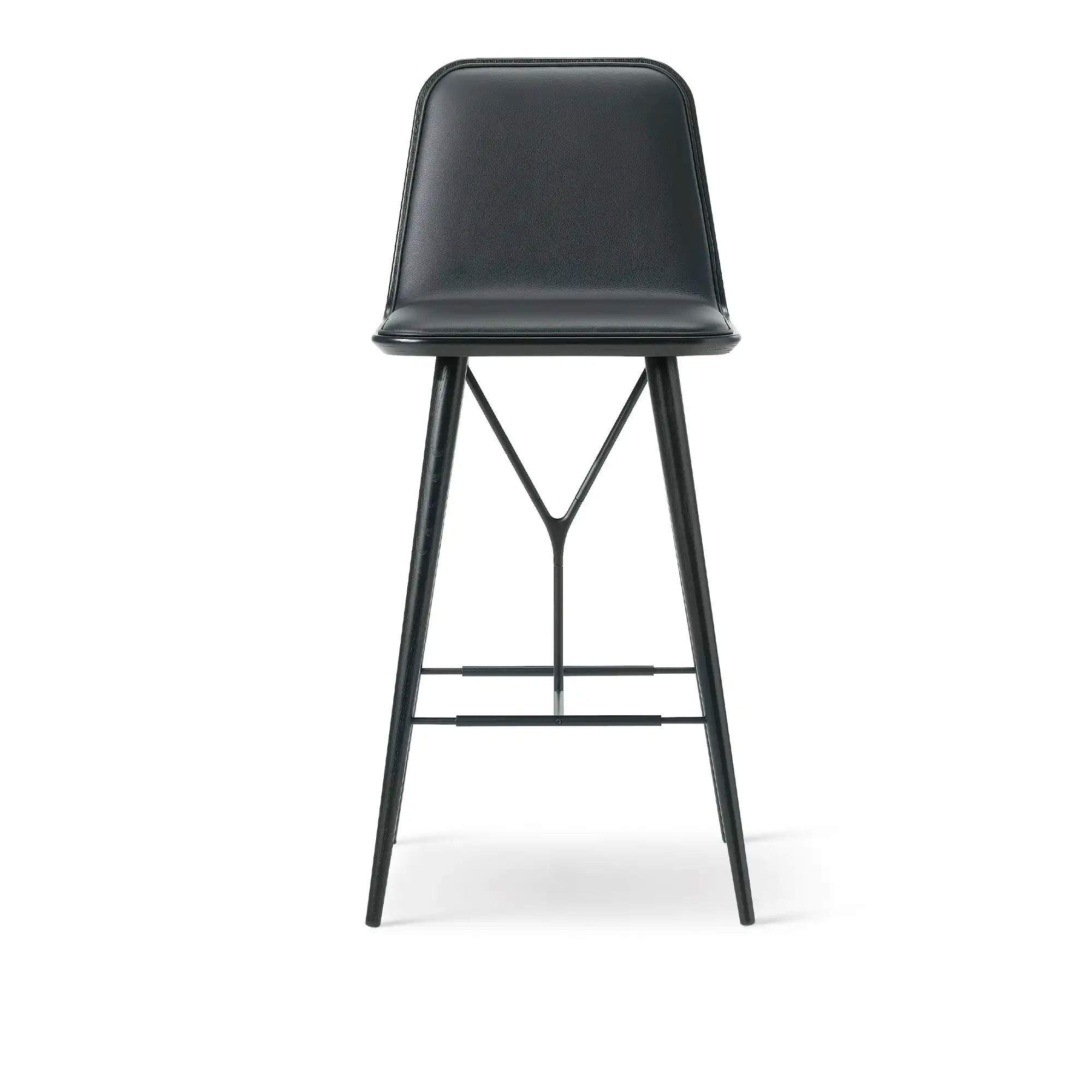 Spine Wood Base Barstool