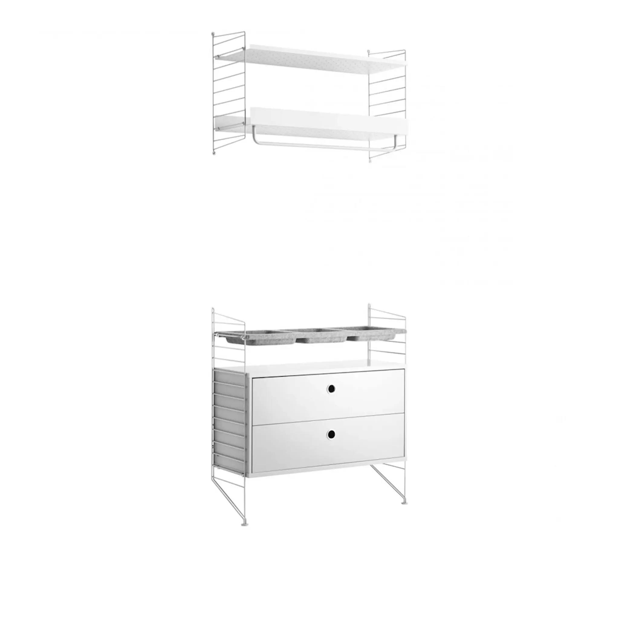 Soveroms hyllesystem G sort