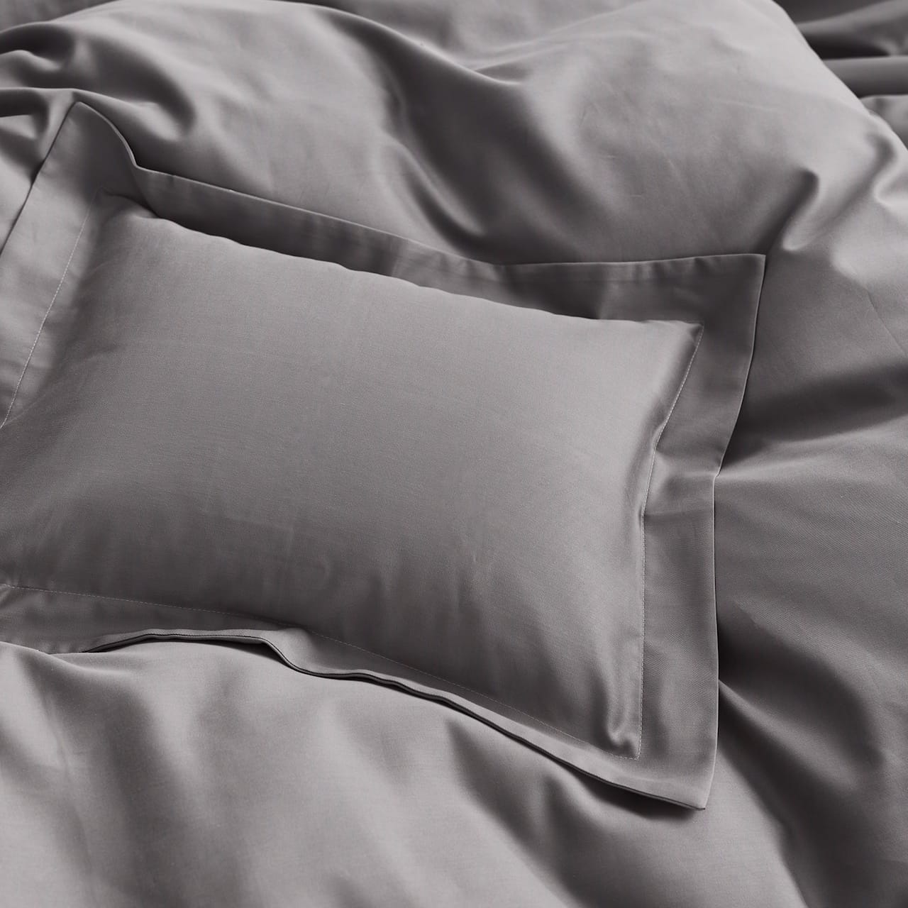 Satina Pillowcase Gray