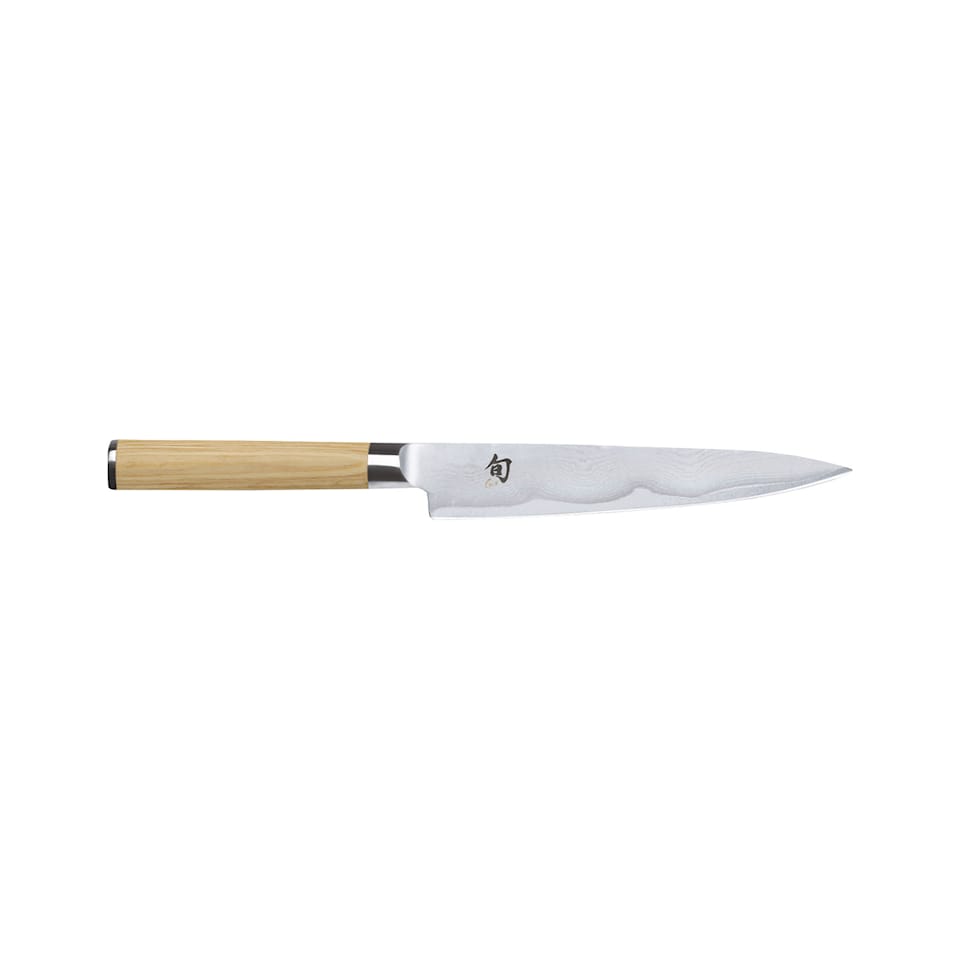 SHUN CLASSIC universalkniv, 15 cm Lyst skaft
