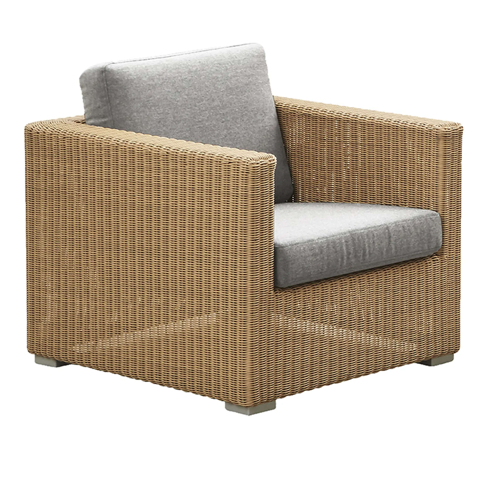 Chester lounge chair cushion – Light grey, Cane-line Natté