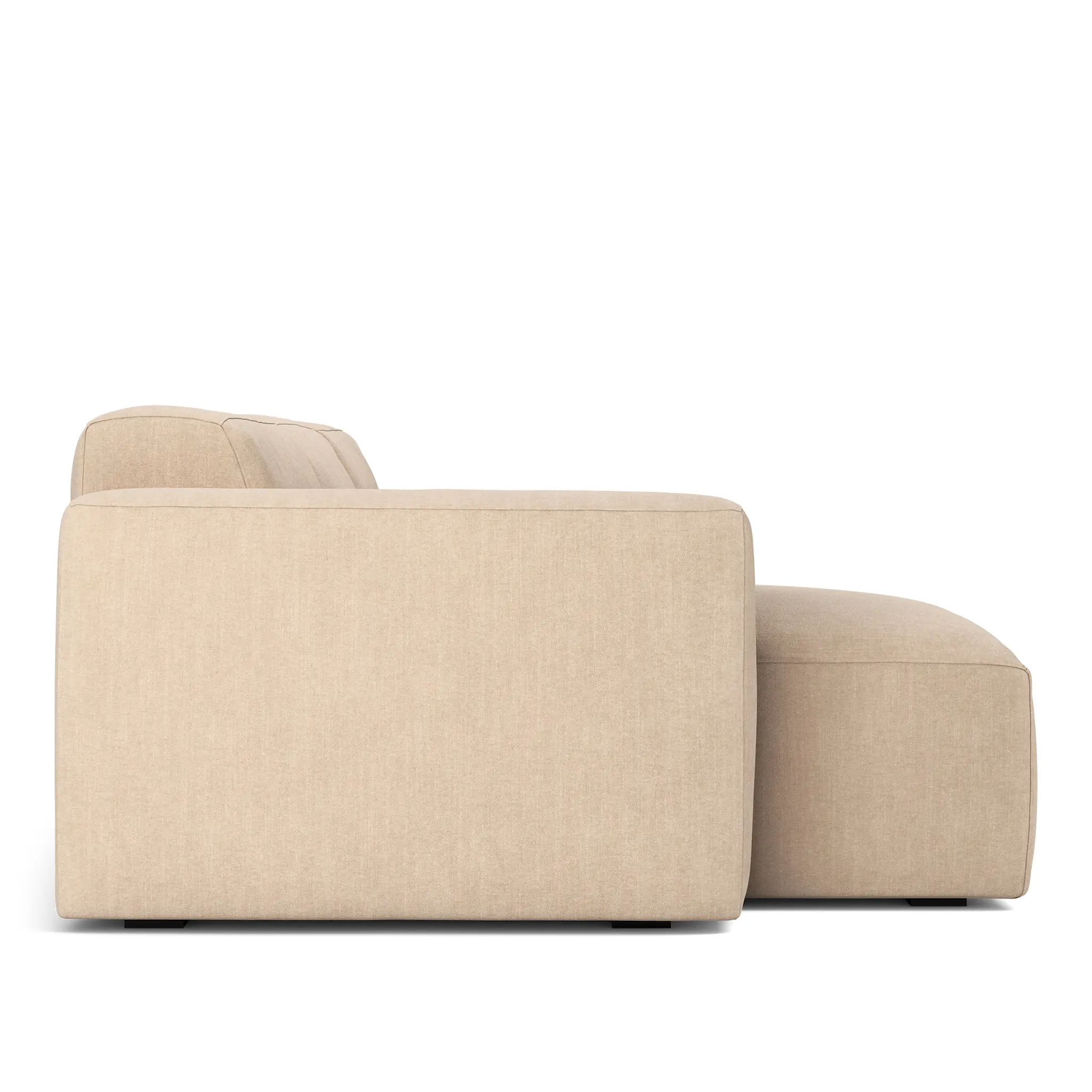 Brick 3-seters sofa sjeselong åpen ende høyre
