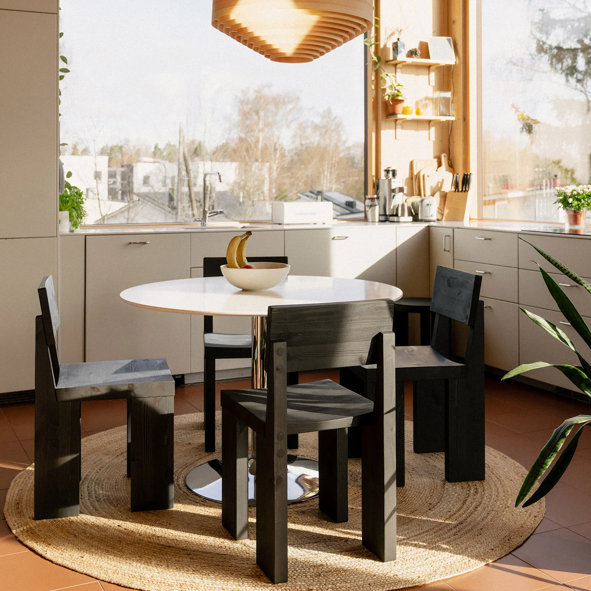 001 Dining Chair Black