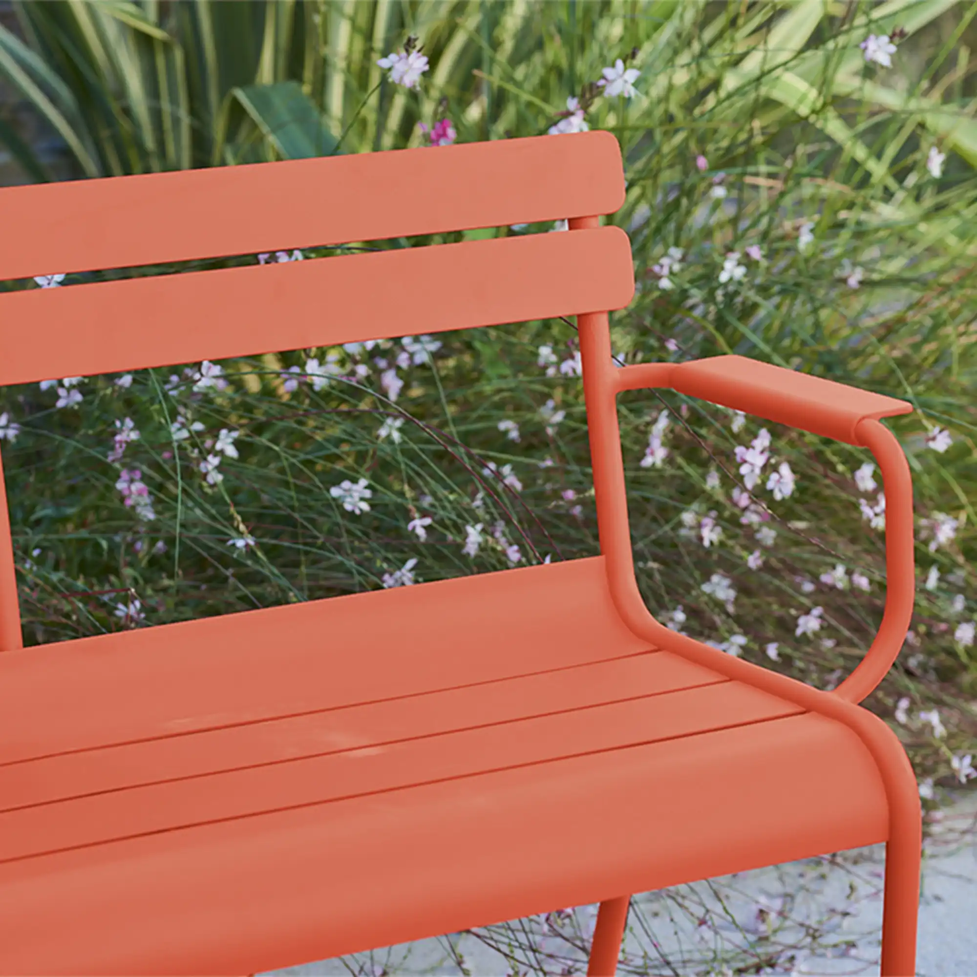 Luxembourg 2-Seater Garden Bench - Rosemary