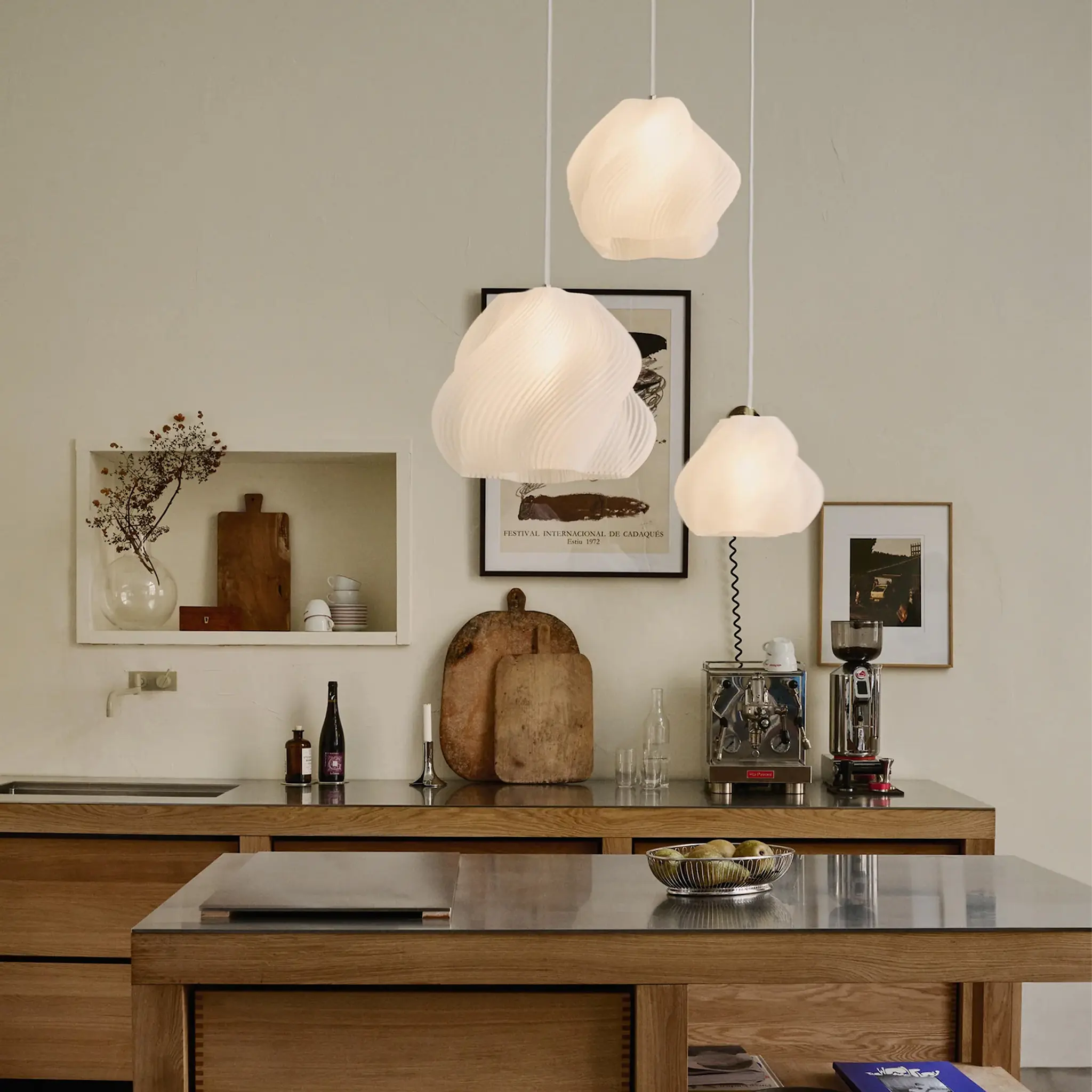 Soft Serve 02 pendellampe krom
