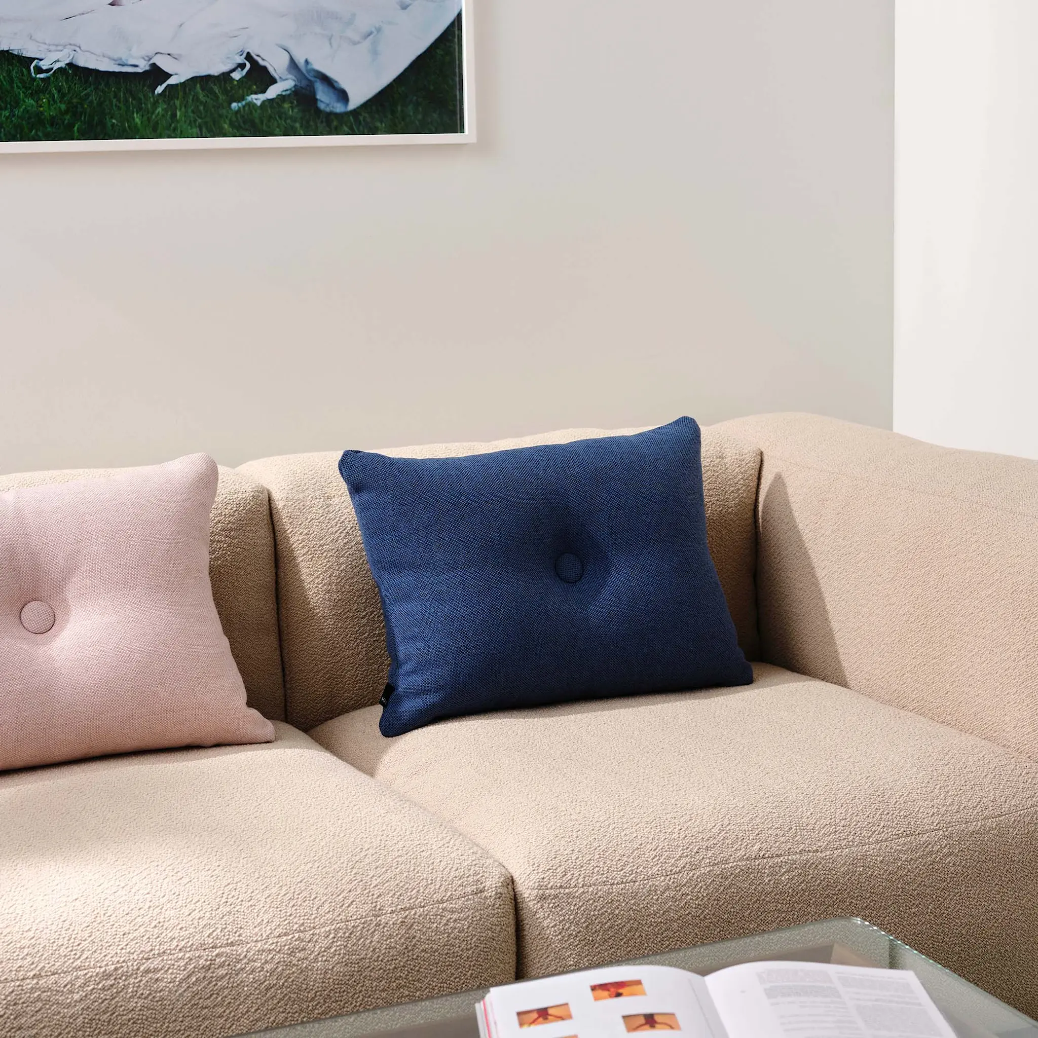 Dot Cushion Mode 1 dot - Warm grey