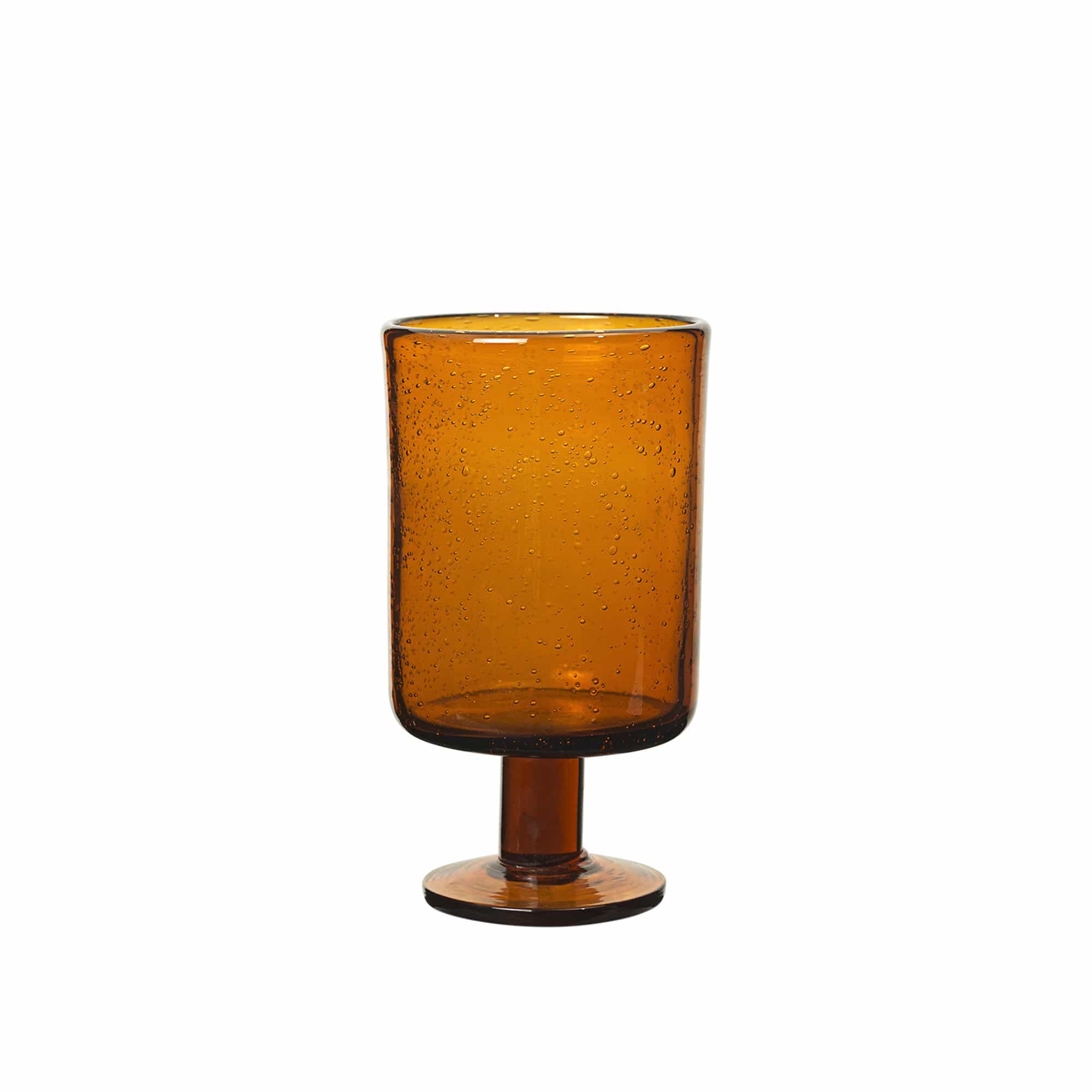 Oli Wine Glass - Amber