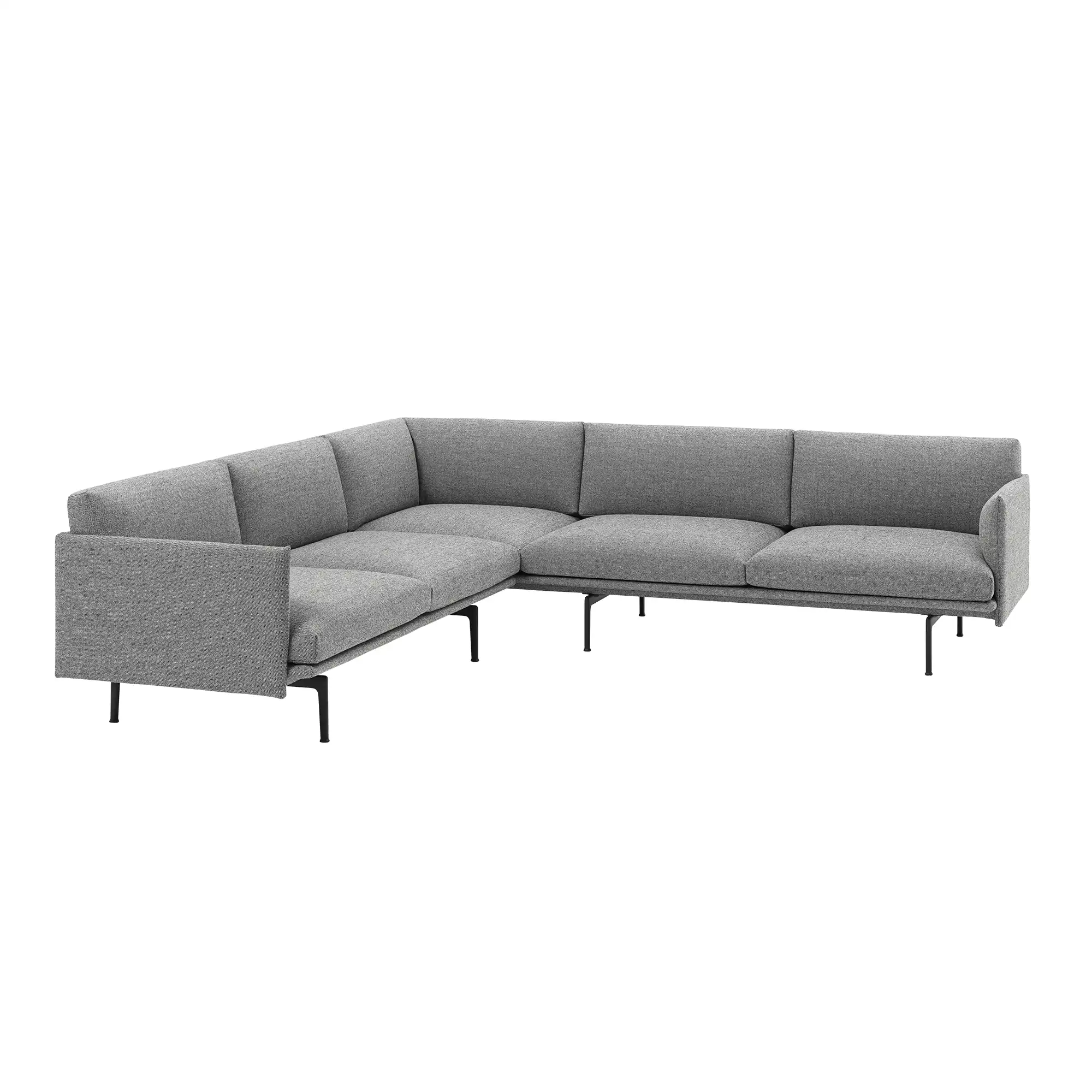 Outline Sofa Corner / Black Base