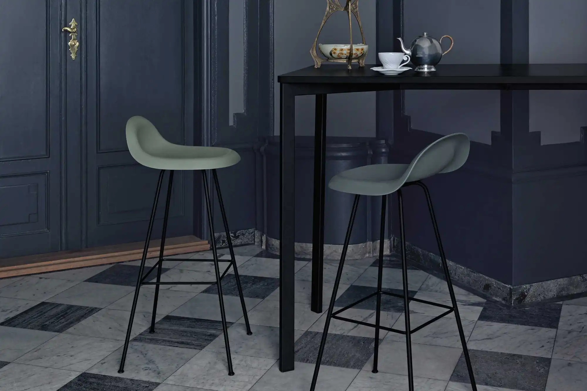 3D Bar Stool Center Base - Ikke polstret