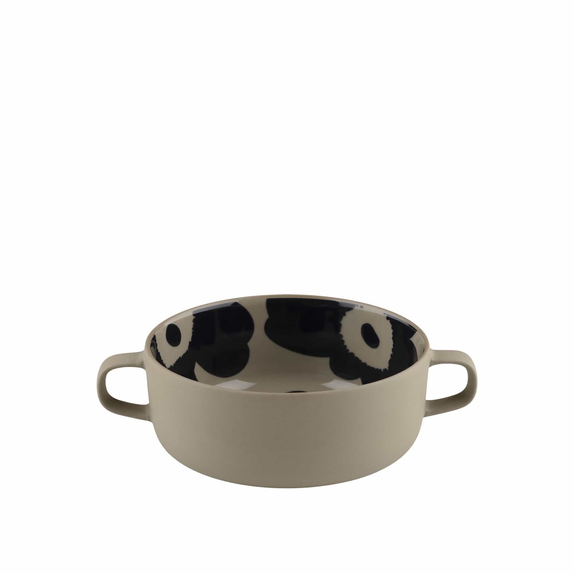 Unikko Bowl With Handles 5 dl Terra, Dark Blue
