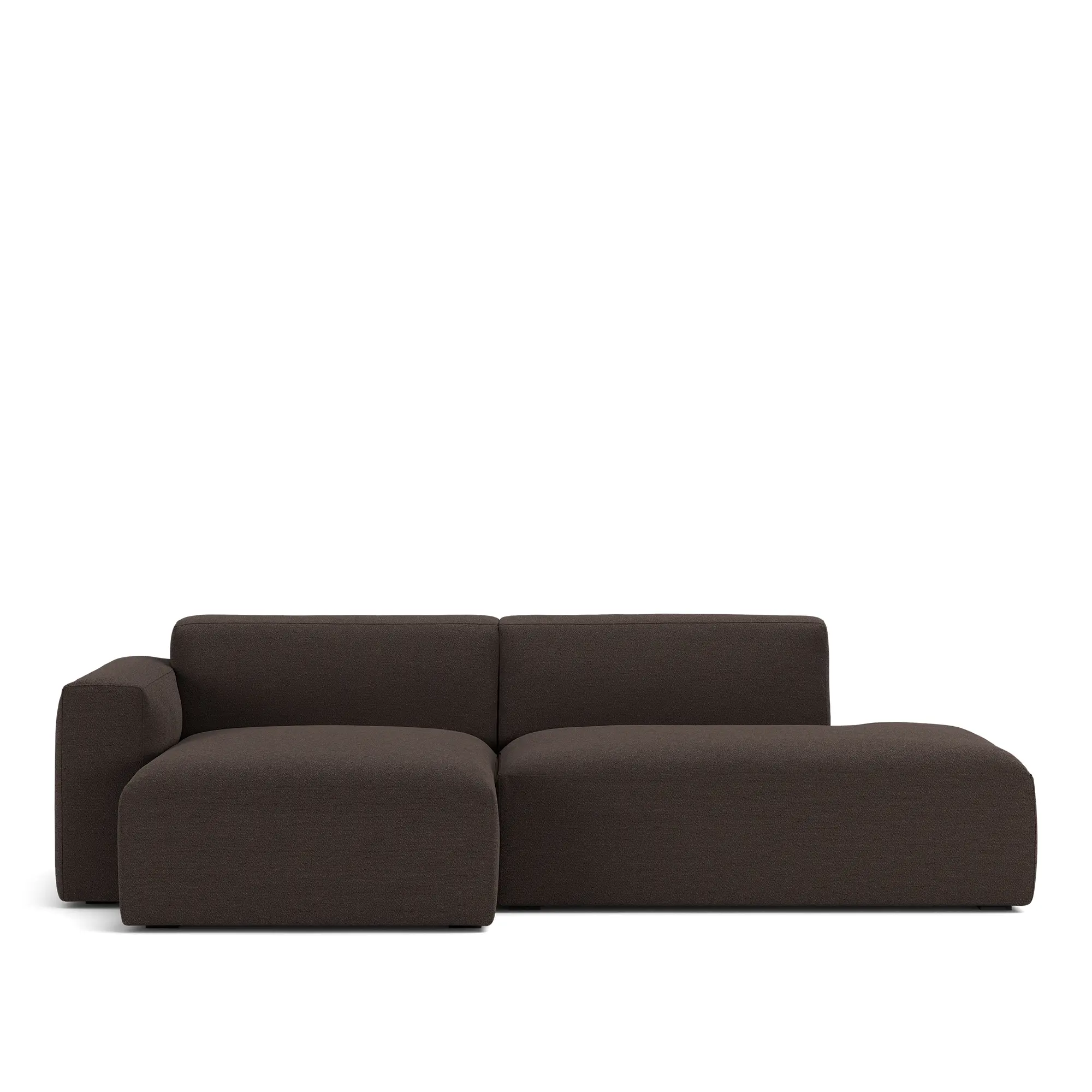 Brick 2-seters sofa sjeselong åpen ende høyre