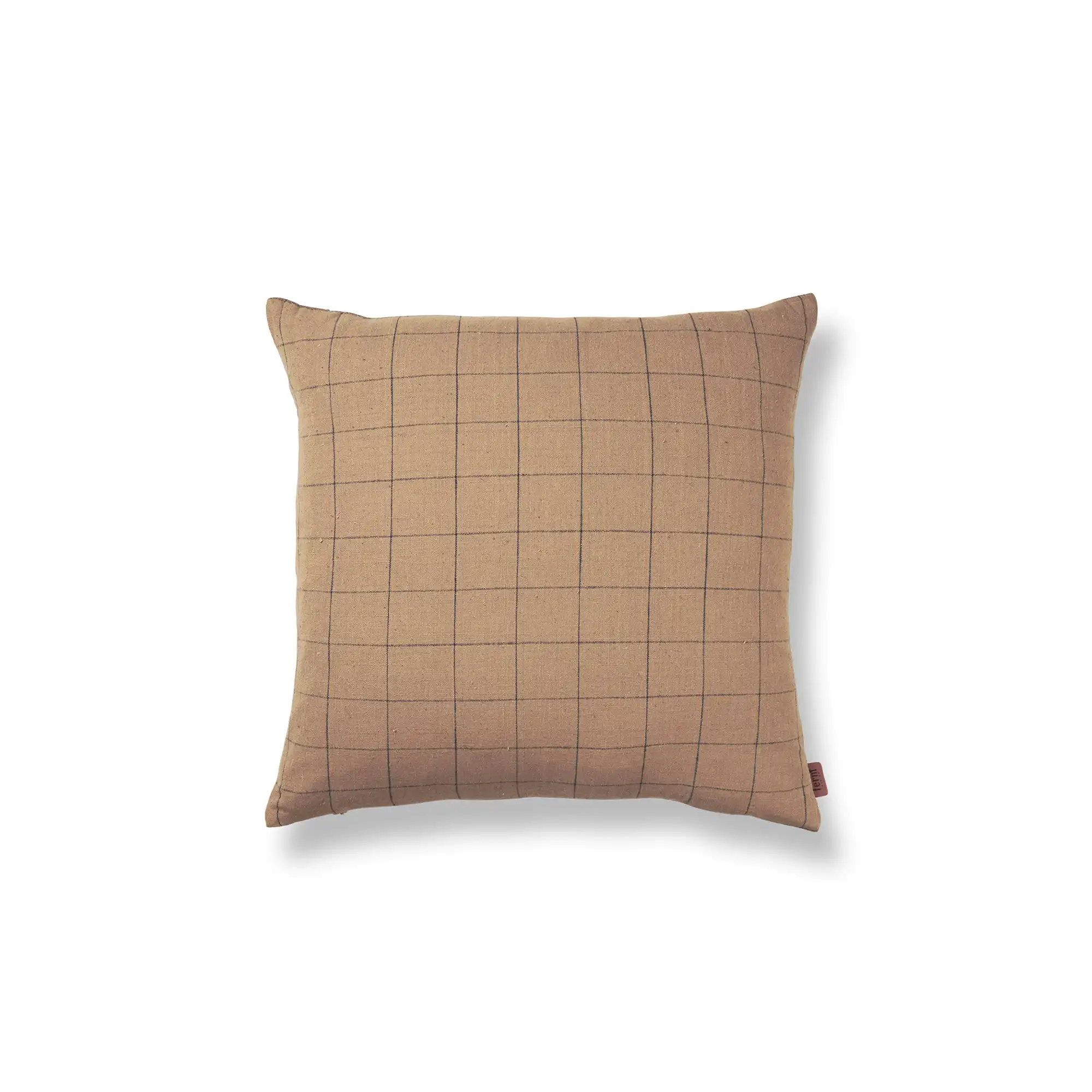 Brown Cotton Cushion