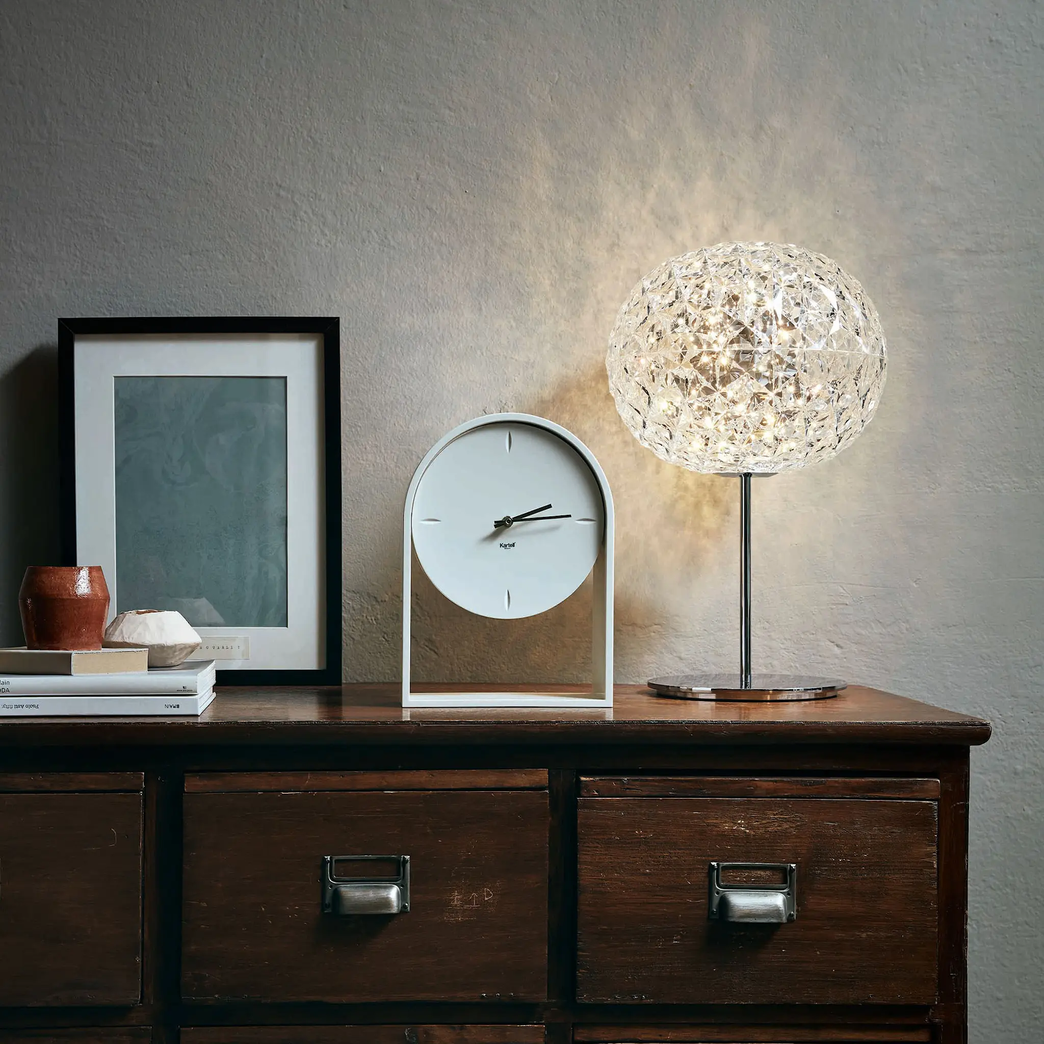 Air Du Temps Clock Black