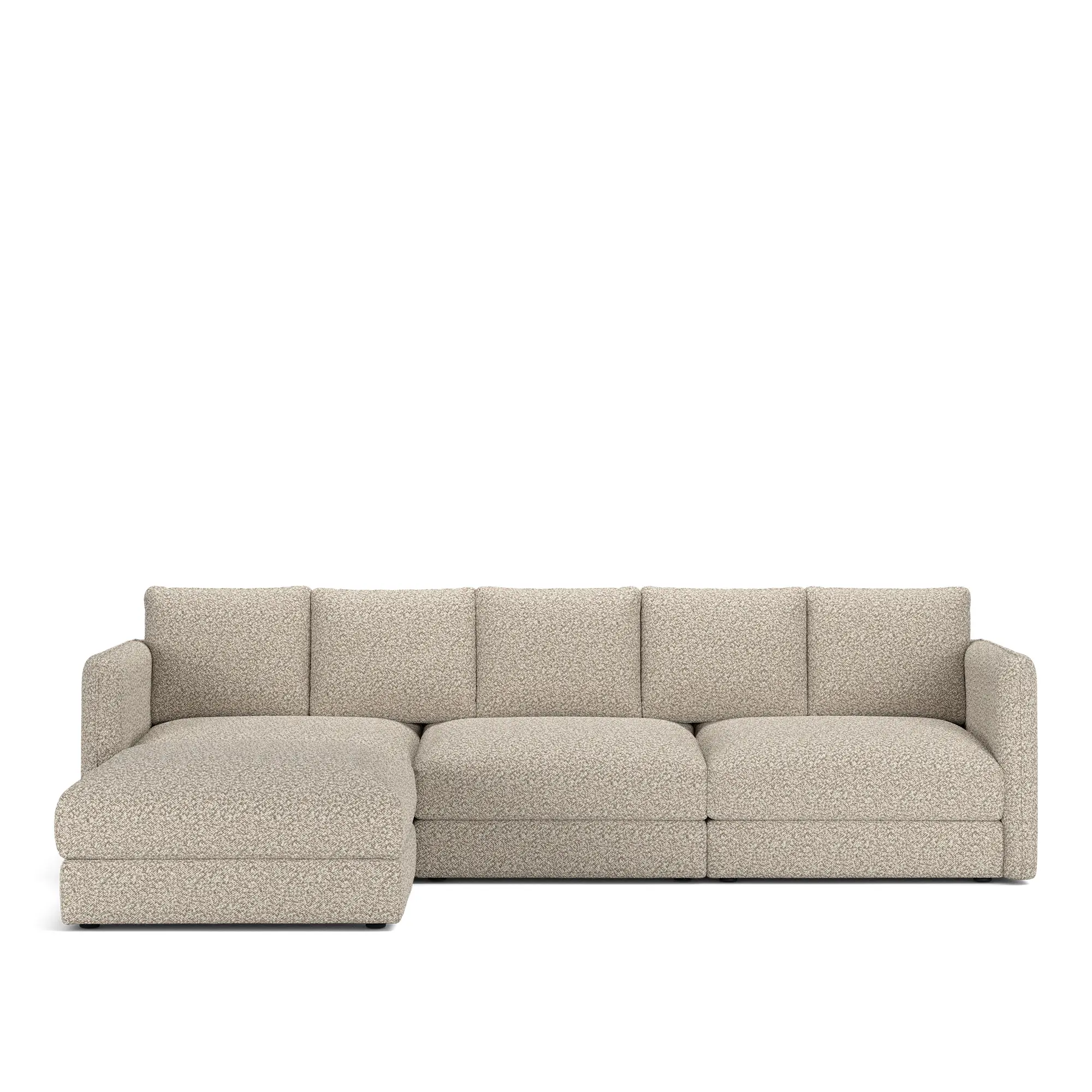 Pavarotti 02 3-seters sofa med fotskammel