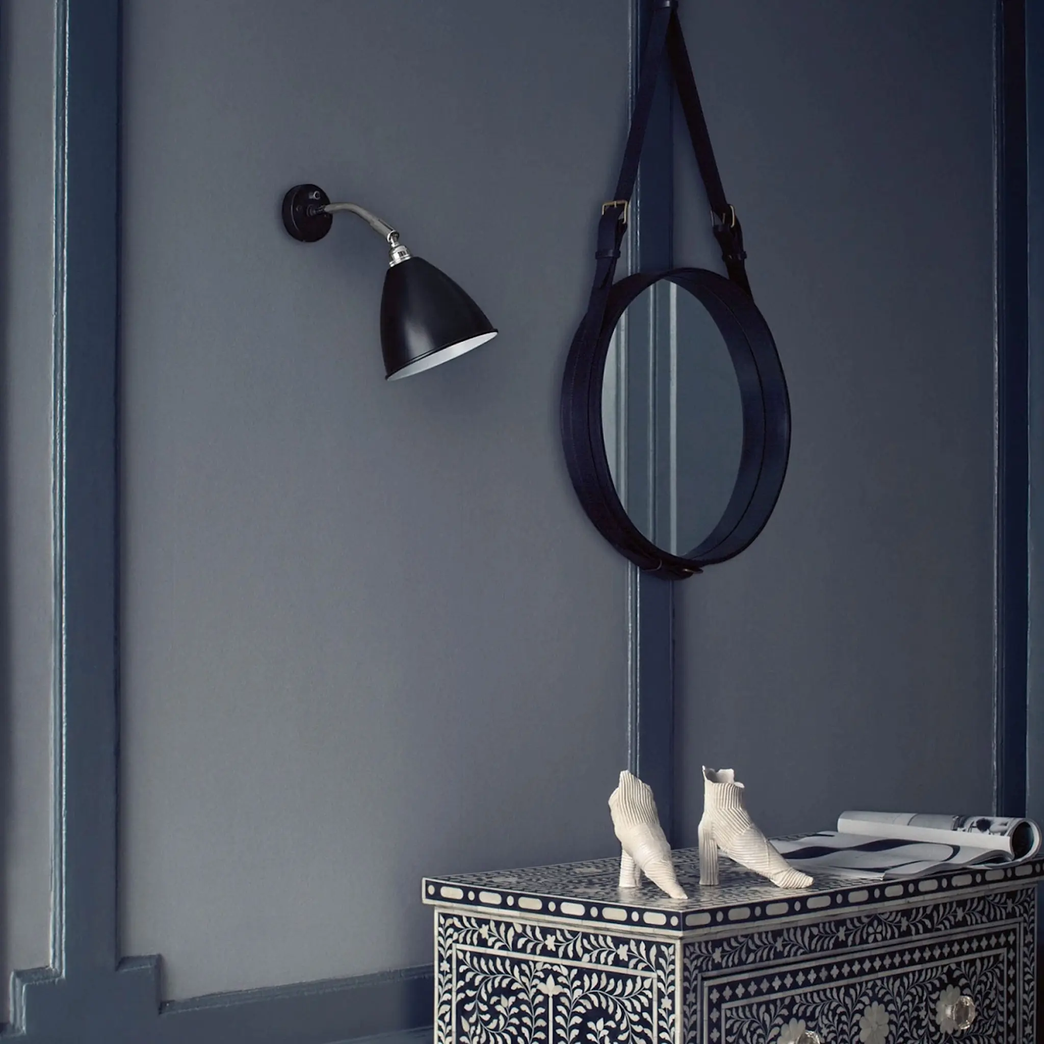 Bestlite BL7 vegglampe messing
