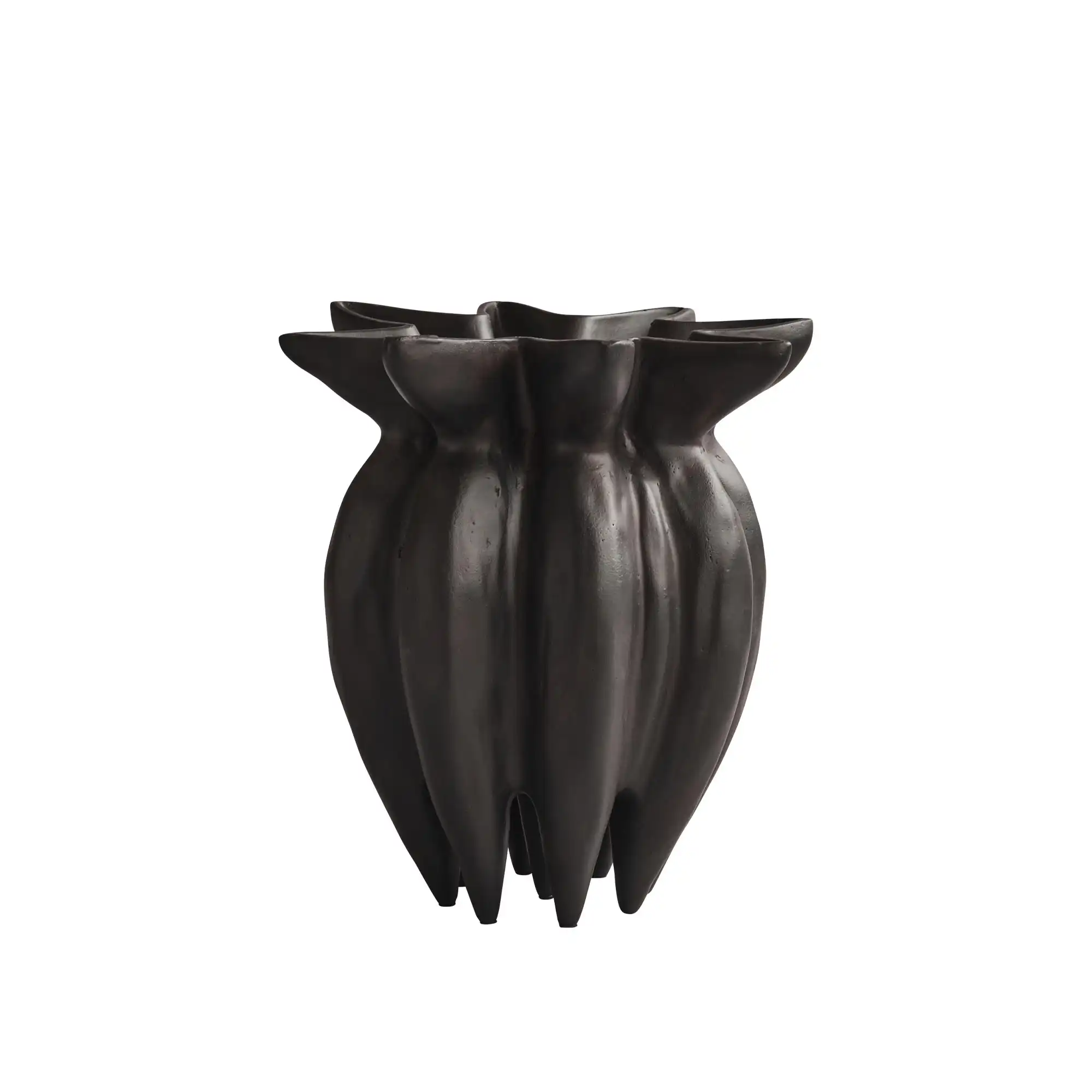 Lotus Vase - Coffee