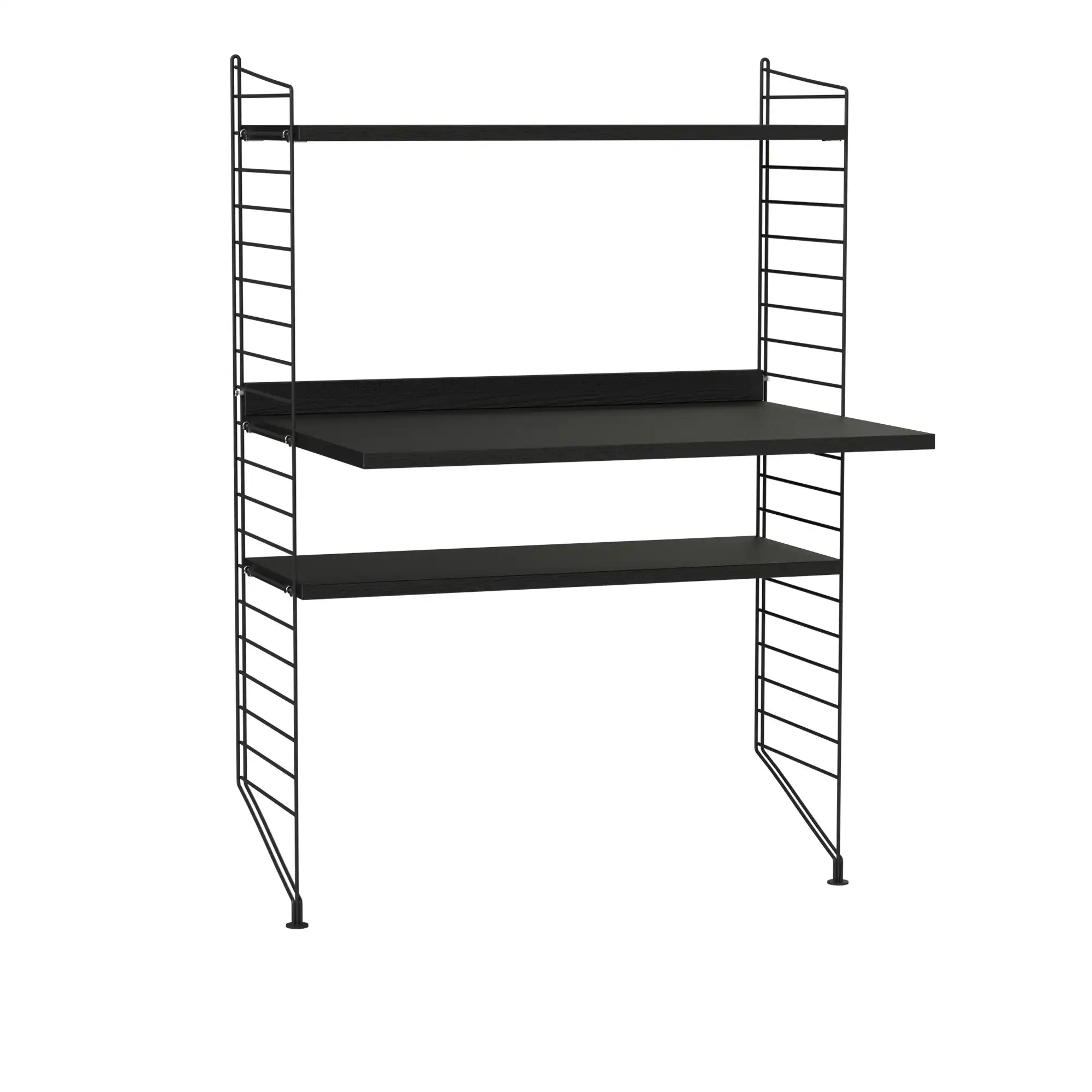 Kontor hyllesystem H svart/svart