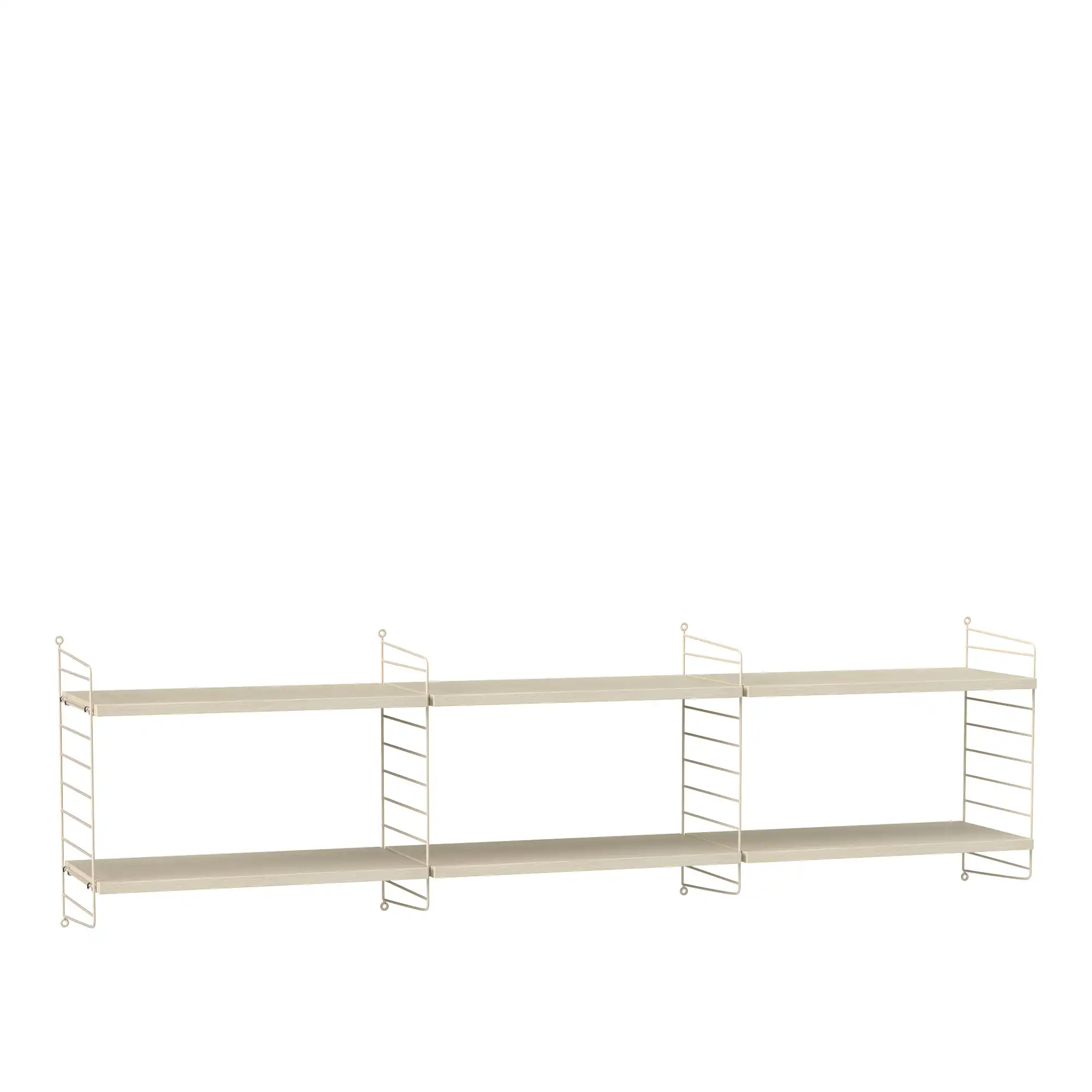 Stue hyllesystem O ask/beige