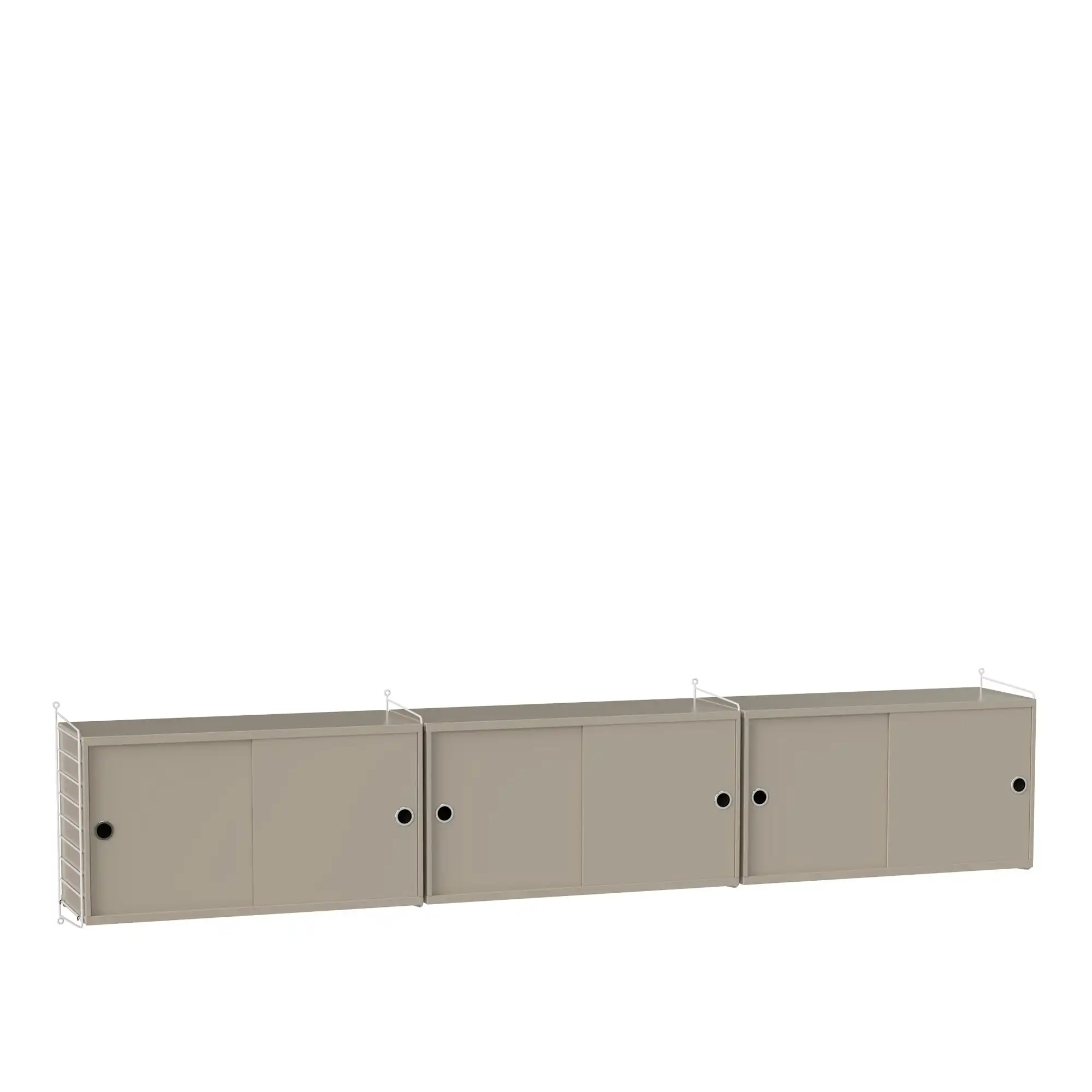 Stue hyllesystem D beige/hvit