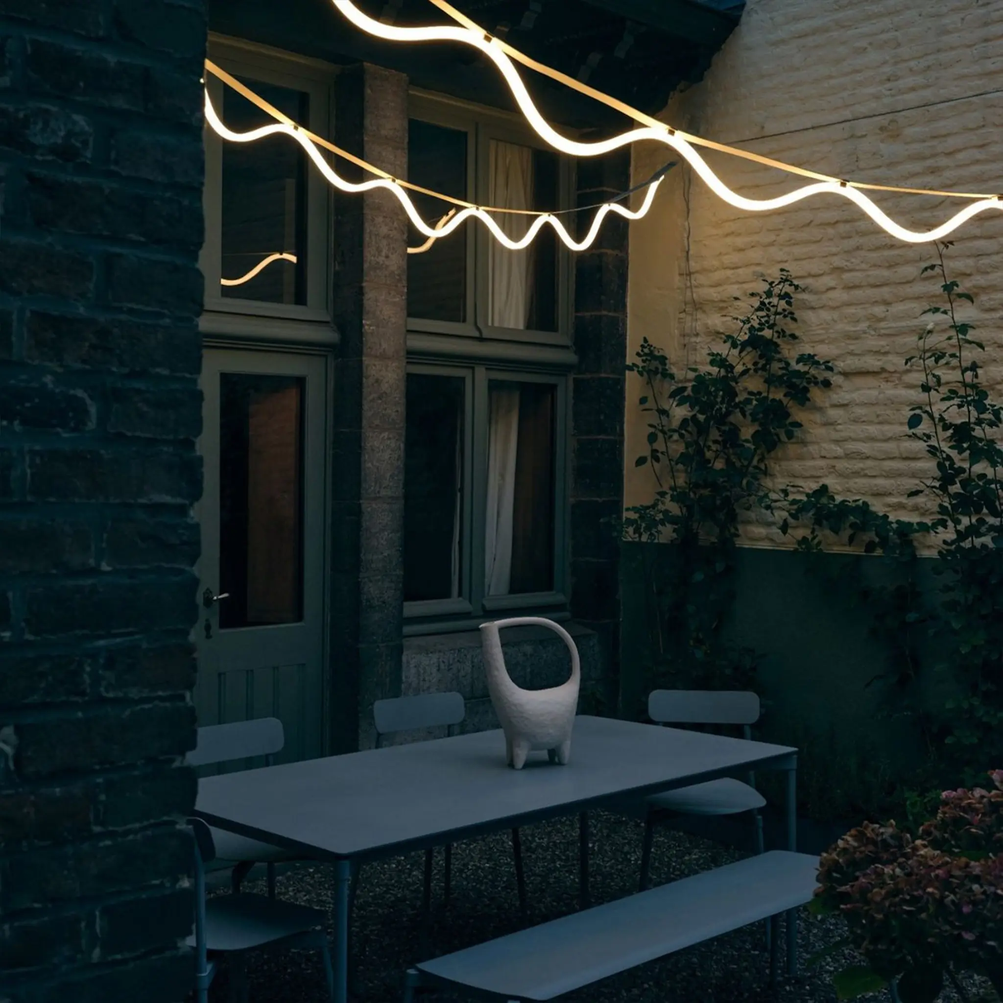 Spline utendørslampe