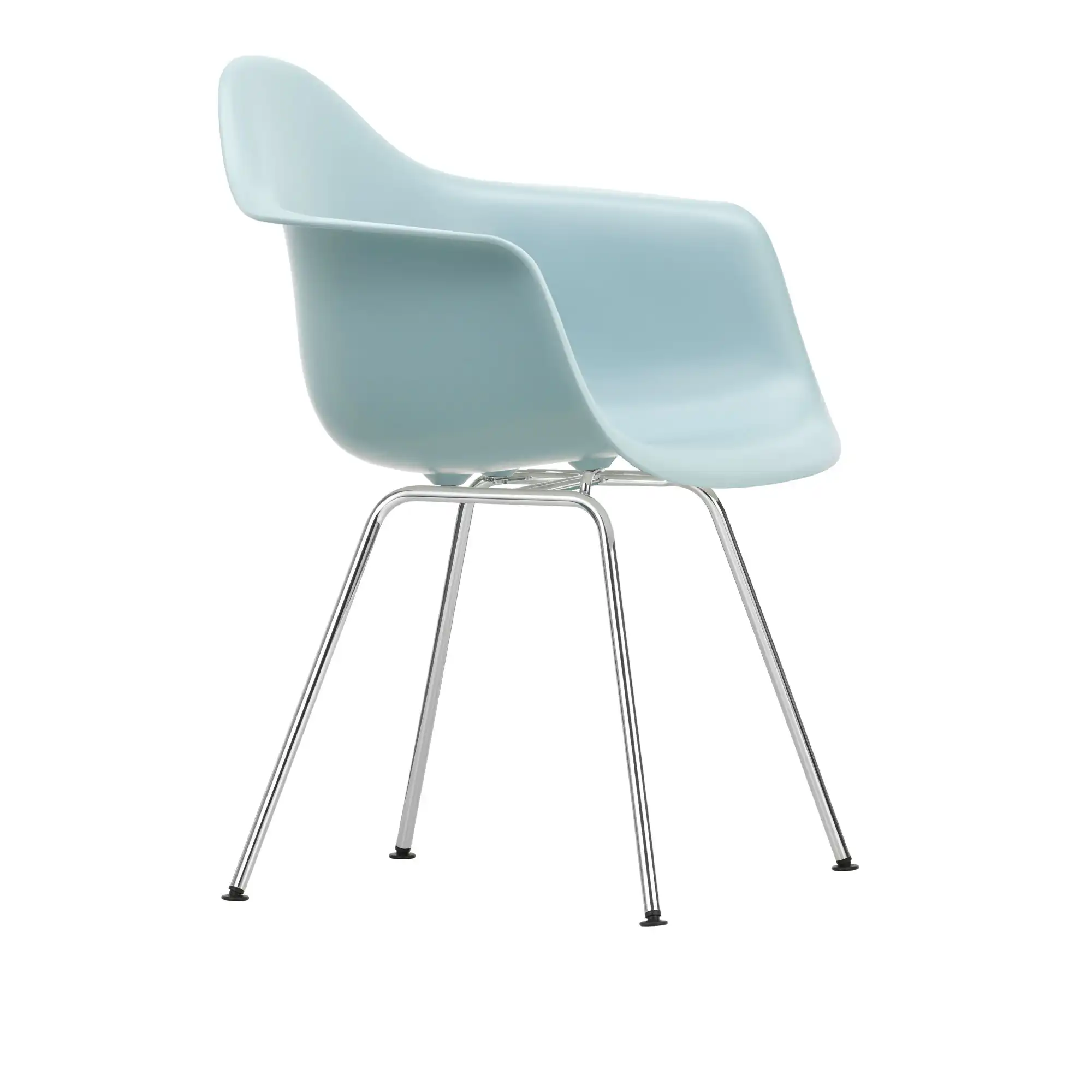 Eames Plastic Armchair DAX - 23 Ice Grey - Chrome Base