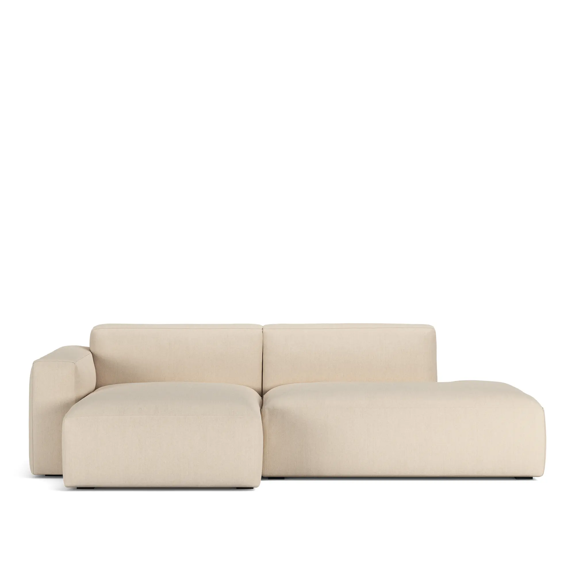 Brick 2-seters sofa sjeselong åpen ende høyre