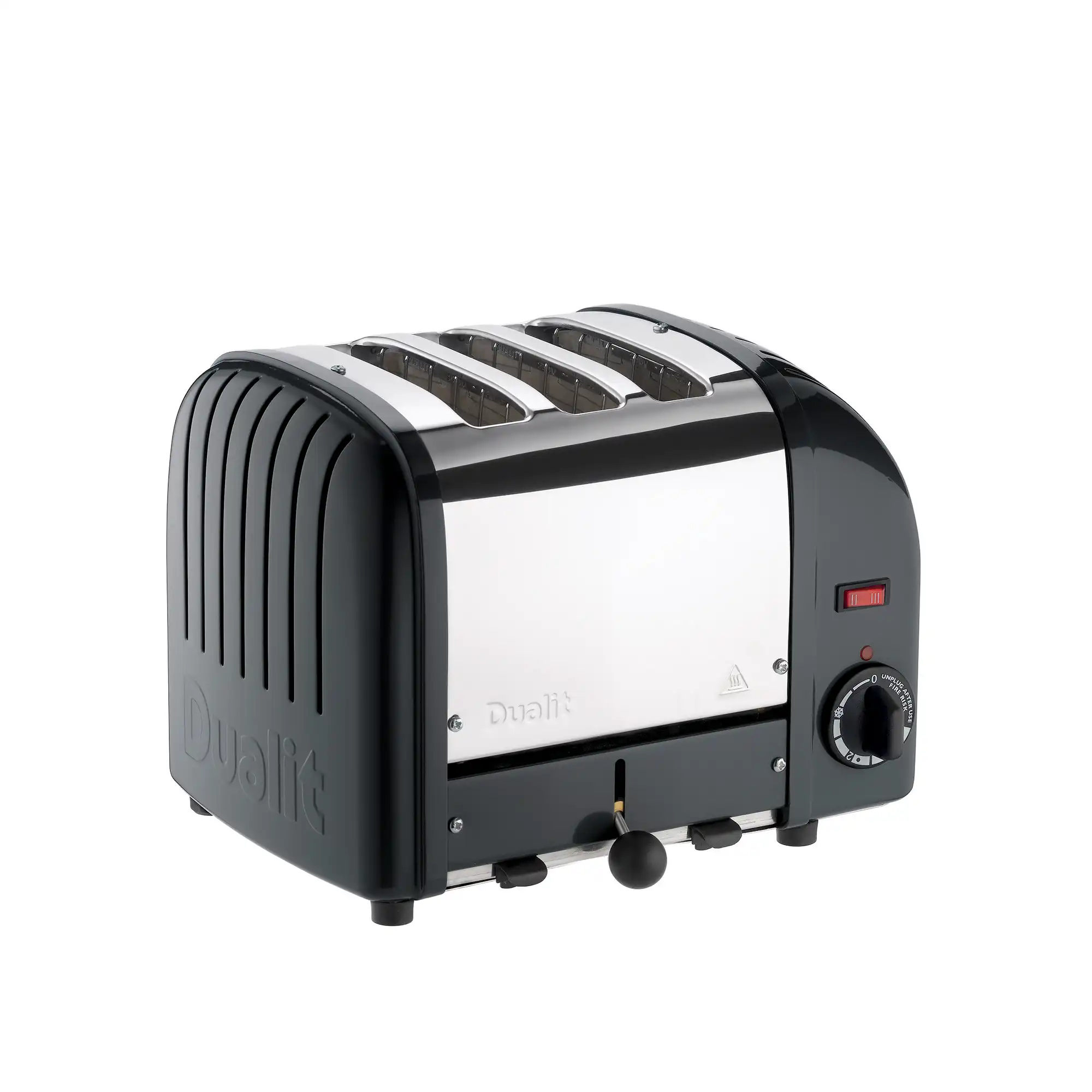 Dualit Toaster Classic Combi (2+1) 3 Plater Svart Matt + Ristingrist