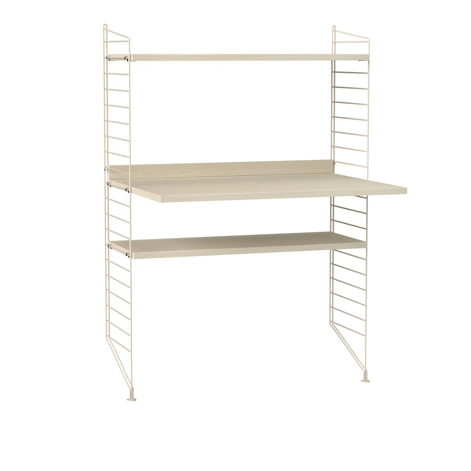 Kontor hyllesystem H ask/beige