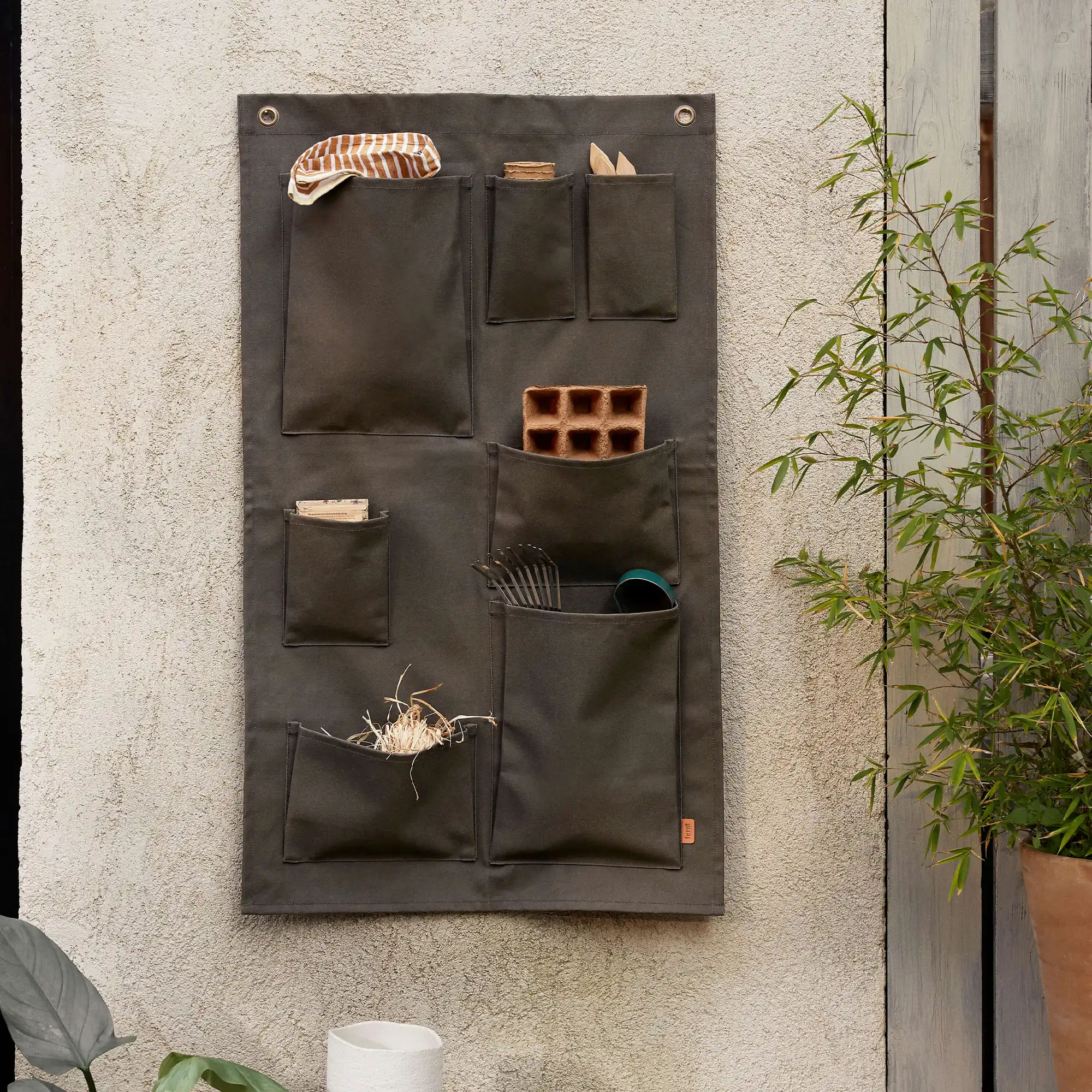 Bark Garden Wall Storage