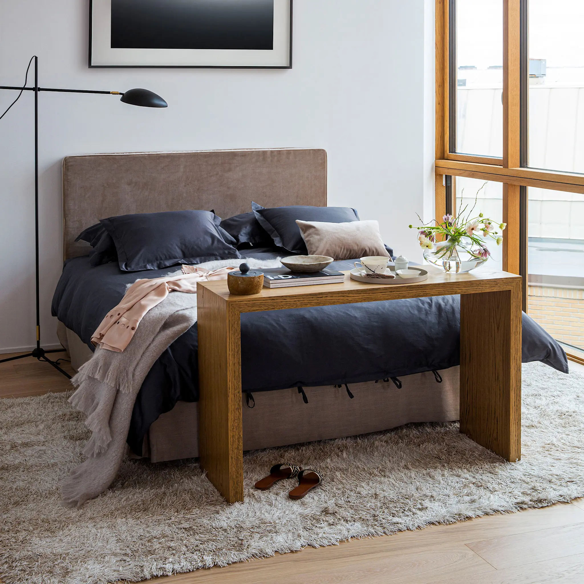 Alexandra Velvet Beige hodegavl