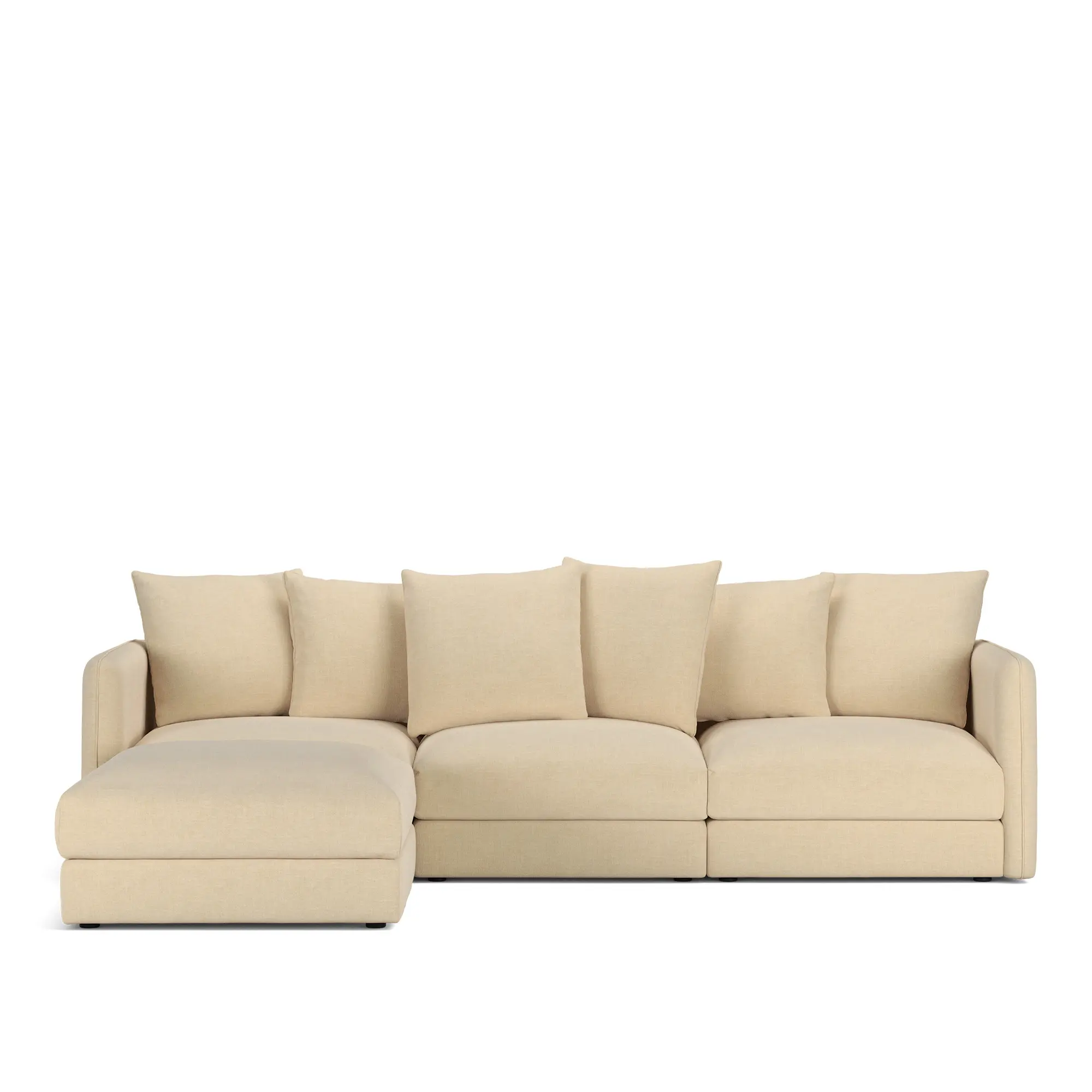 Pavarotti 01 3-seters sofa med fotskammel