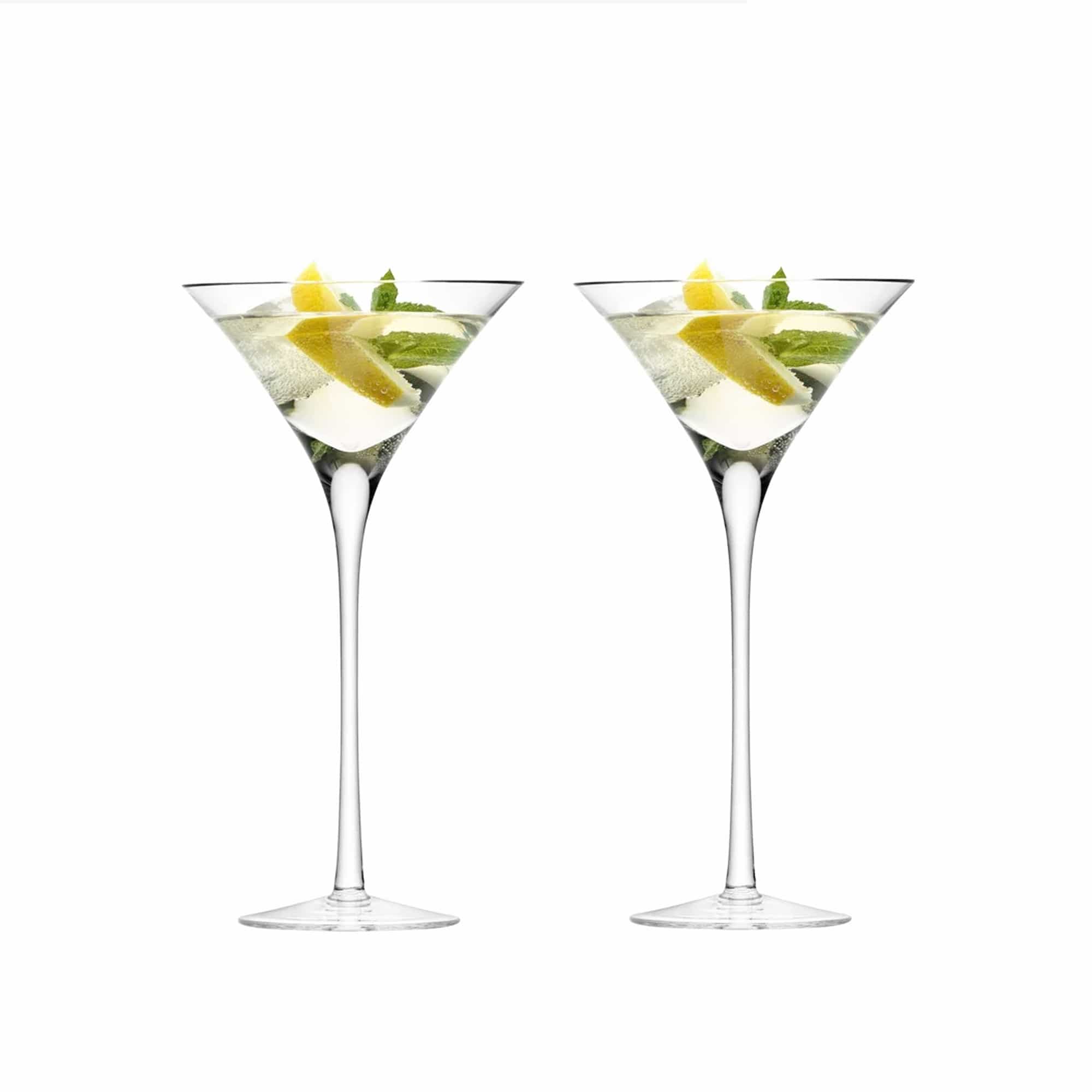 Bar Cocktail Glass 275ml Clear, Set of 2
