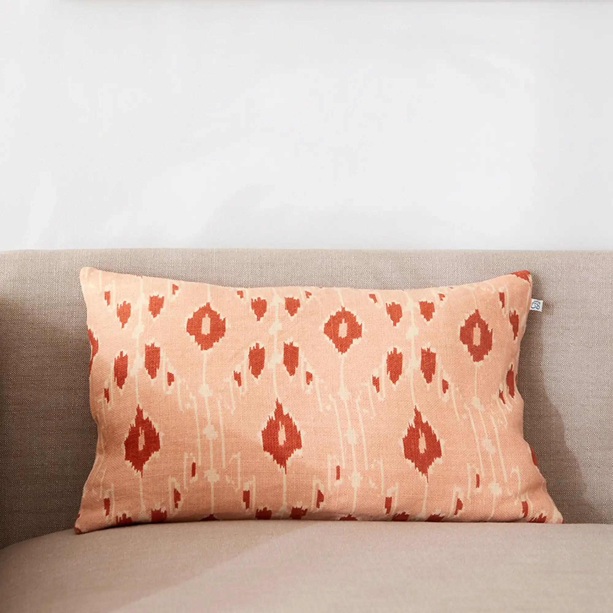 Ikat Goa Cushion Cover 40x60 cm Rose / Apricot