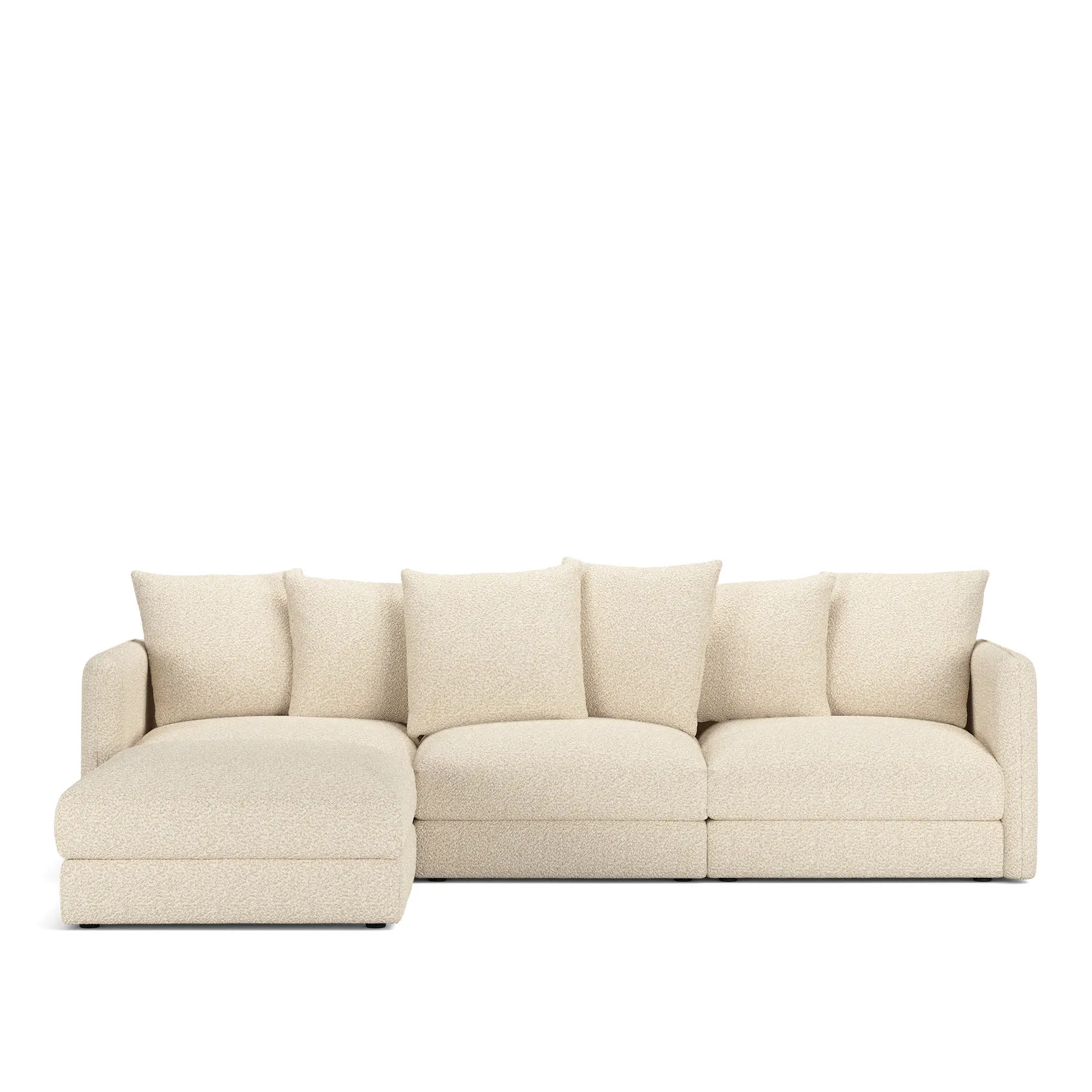 Pavarotti 01 3-seters sofa med fotskammel
