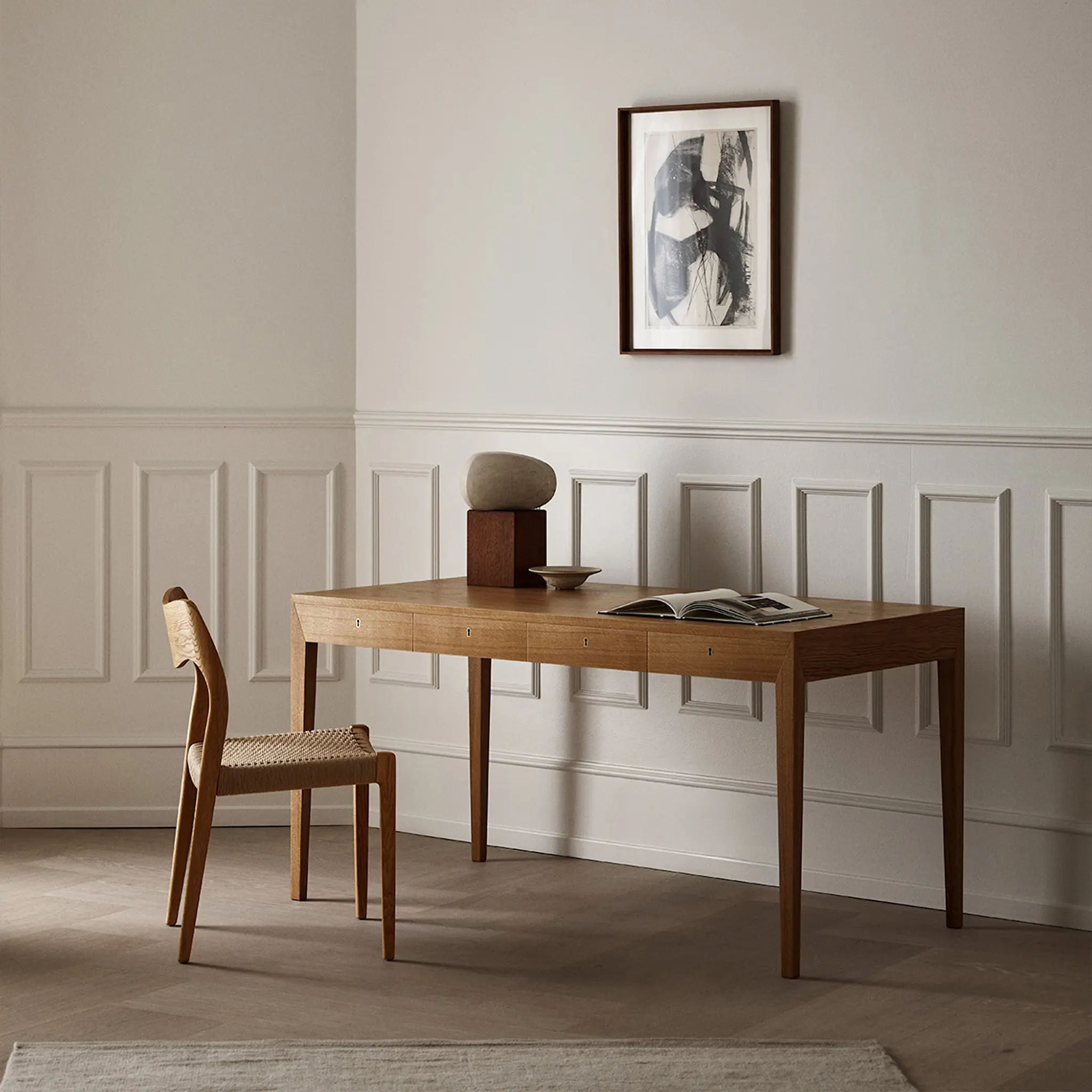 Model 36 Desk Oak