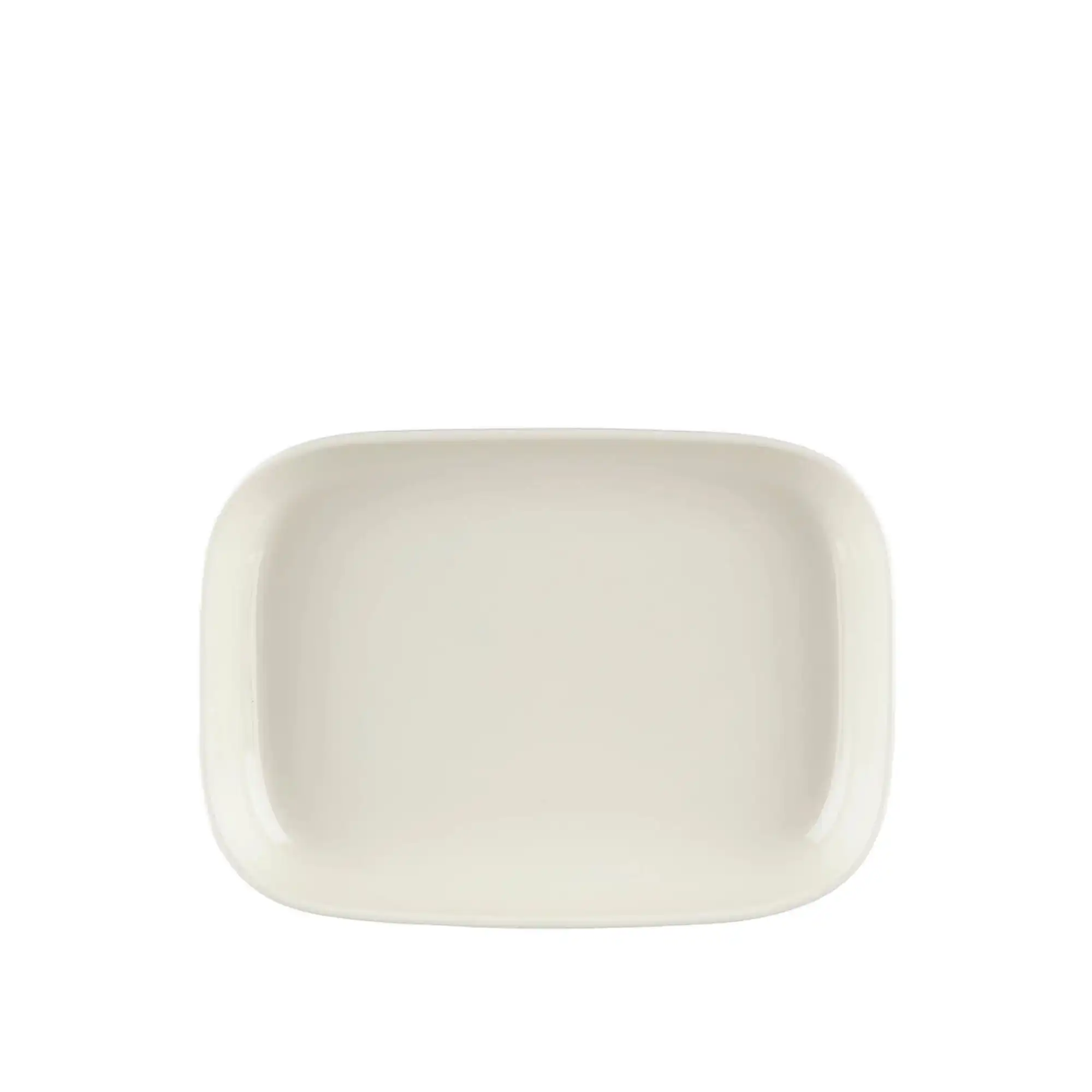 Siirtolapuutarha Serving Dish 18X25 cm White, Clay