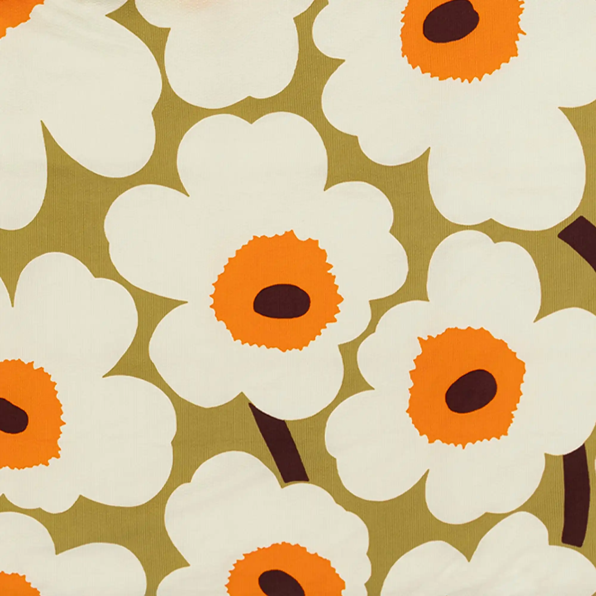 Unikko dynetrekk Caramel, Cream & Warm Orange
