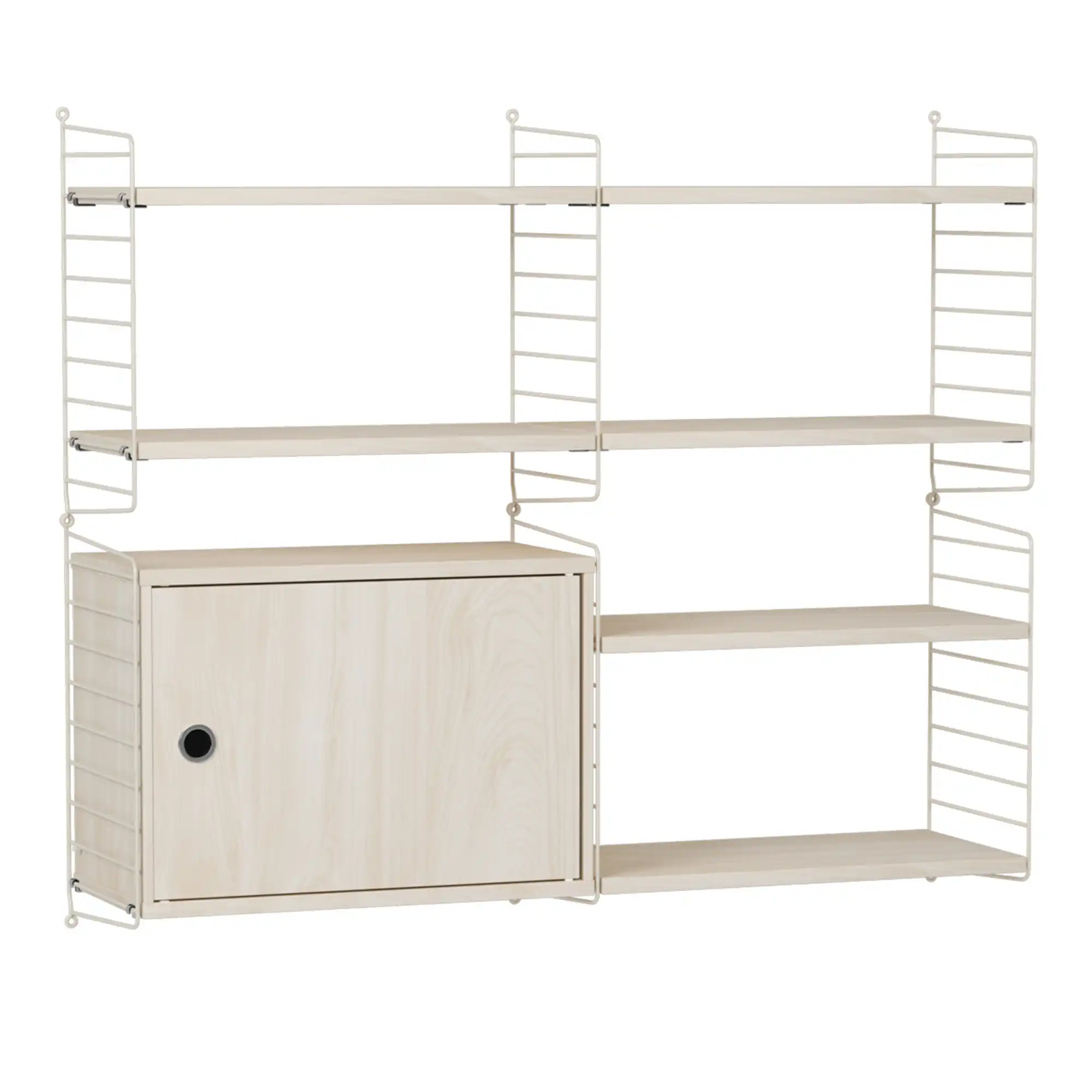 Stue hyllesystem R ask/beige