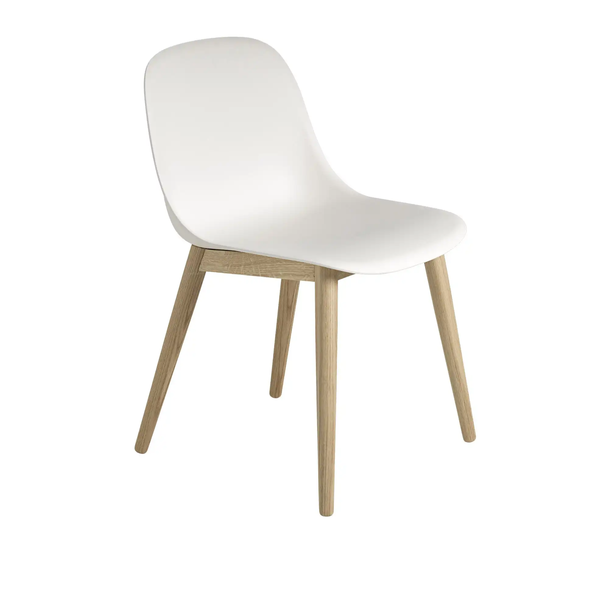 Fiber Side Chair - Wood Base