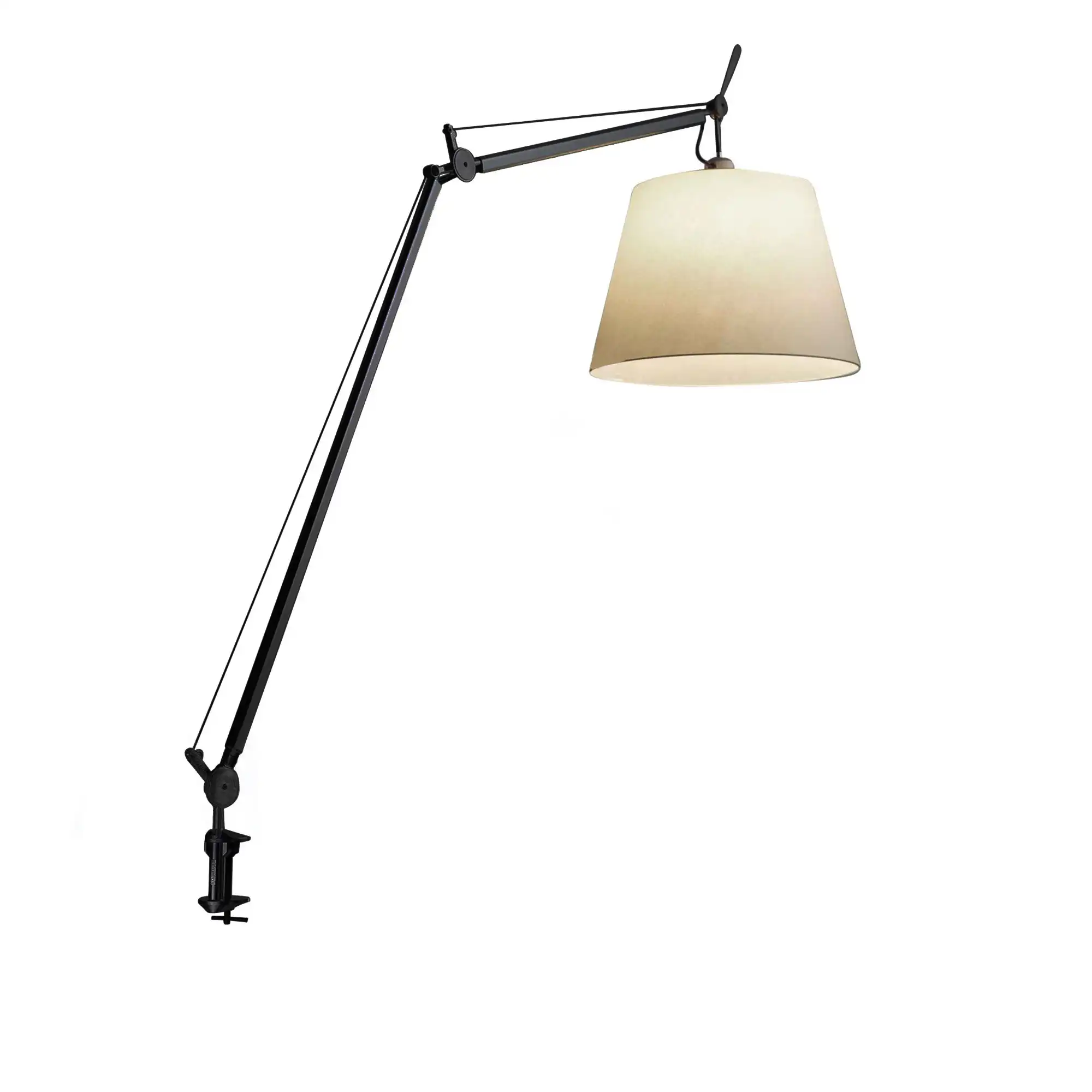 Tolomeo Mega Skrivebordslampe - Aluminium - Sort