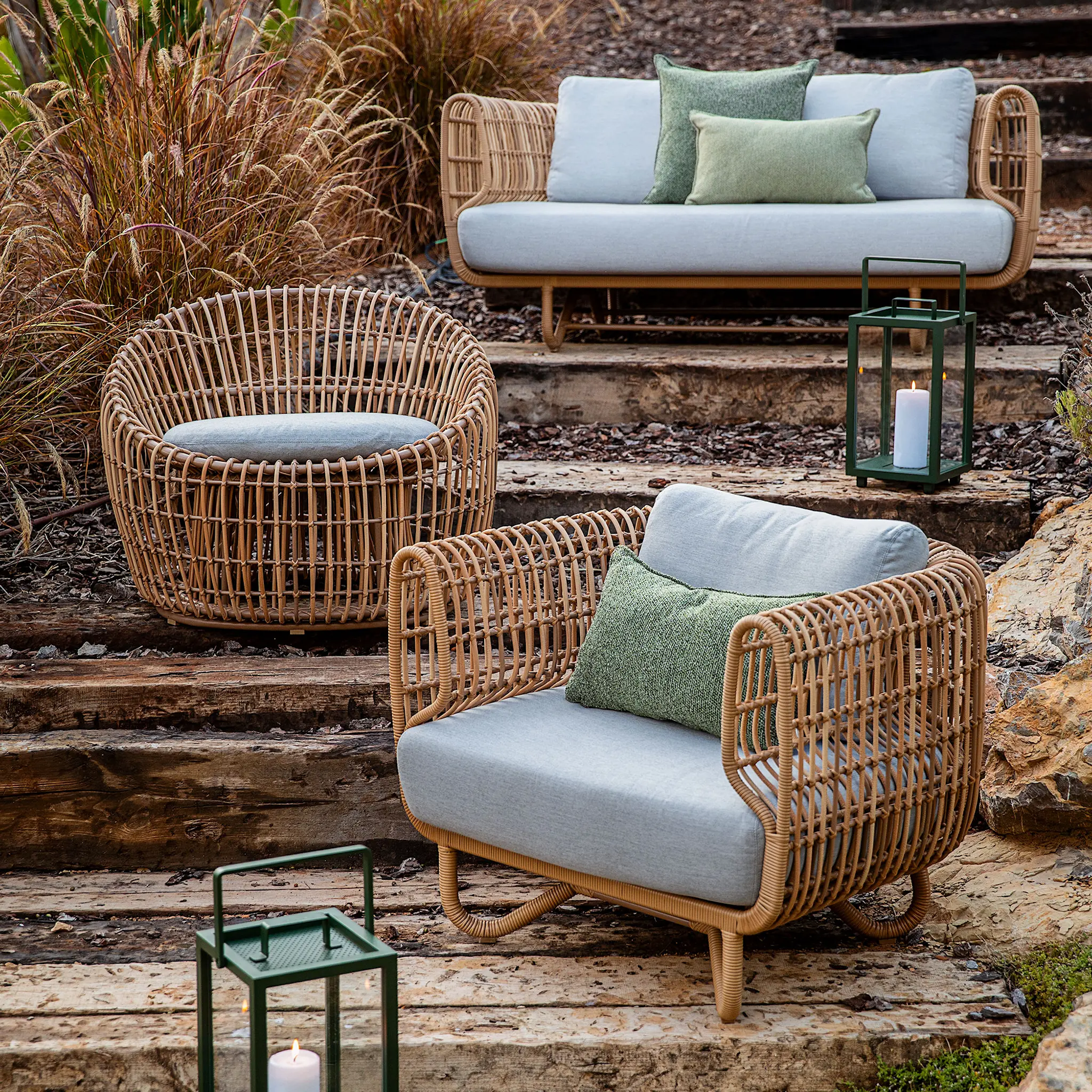 Nest Outdoor Loungestol Natural