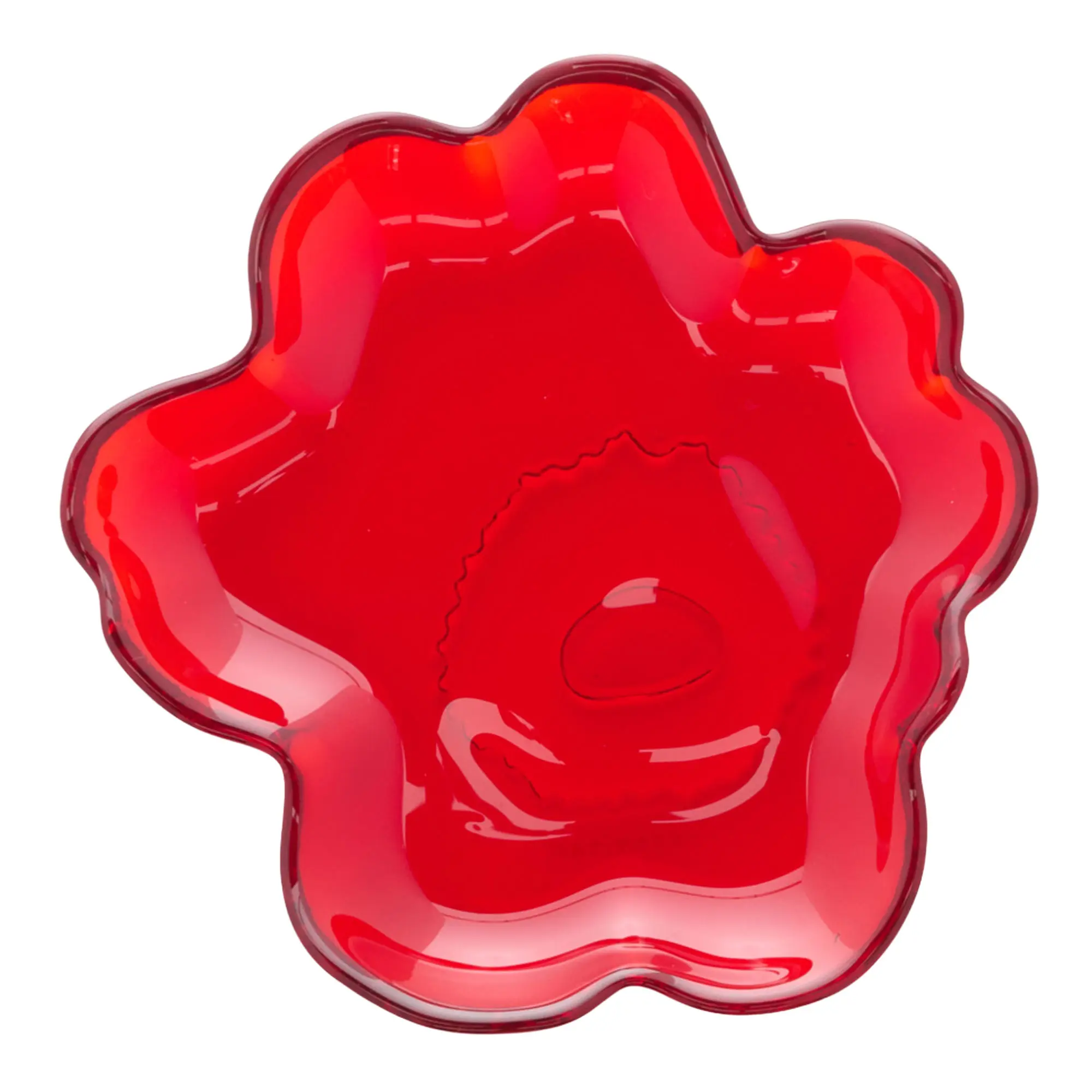 Unikko Glass tallerken 13 cm