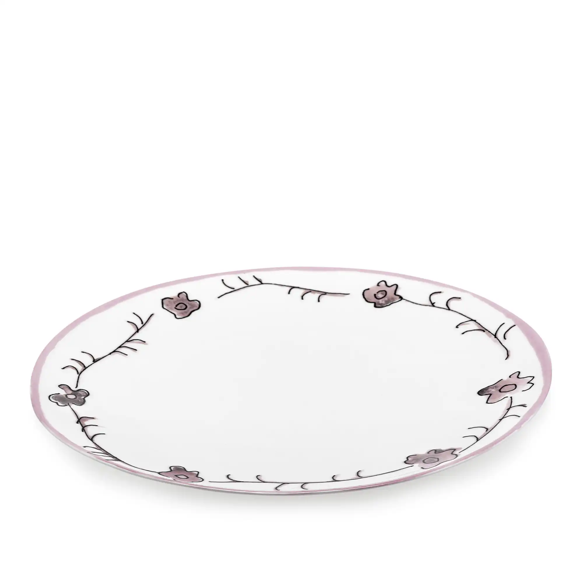 Plate L Dark Viola - Set of 2