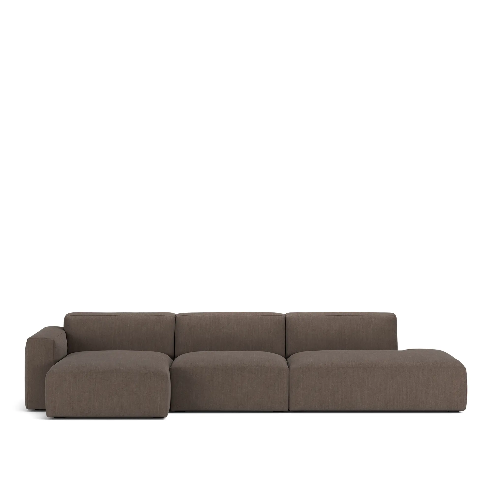 Brick 3-seters sofa sjeselong åpen ende høyre