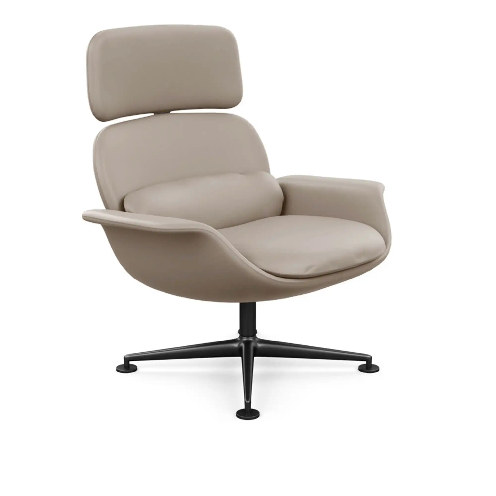 KN02 Swivel and Reclining High Back Lounge Chair