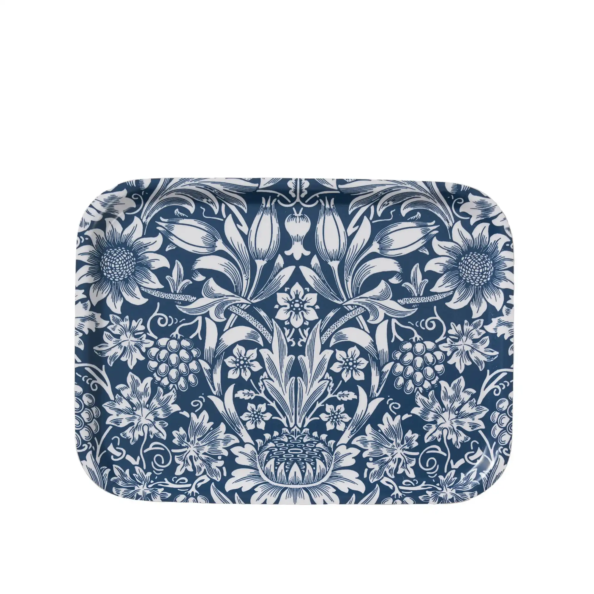 Sunflower Rectangular Tray Dark Denim