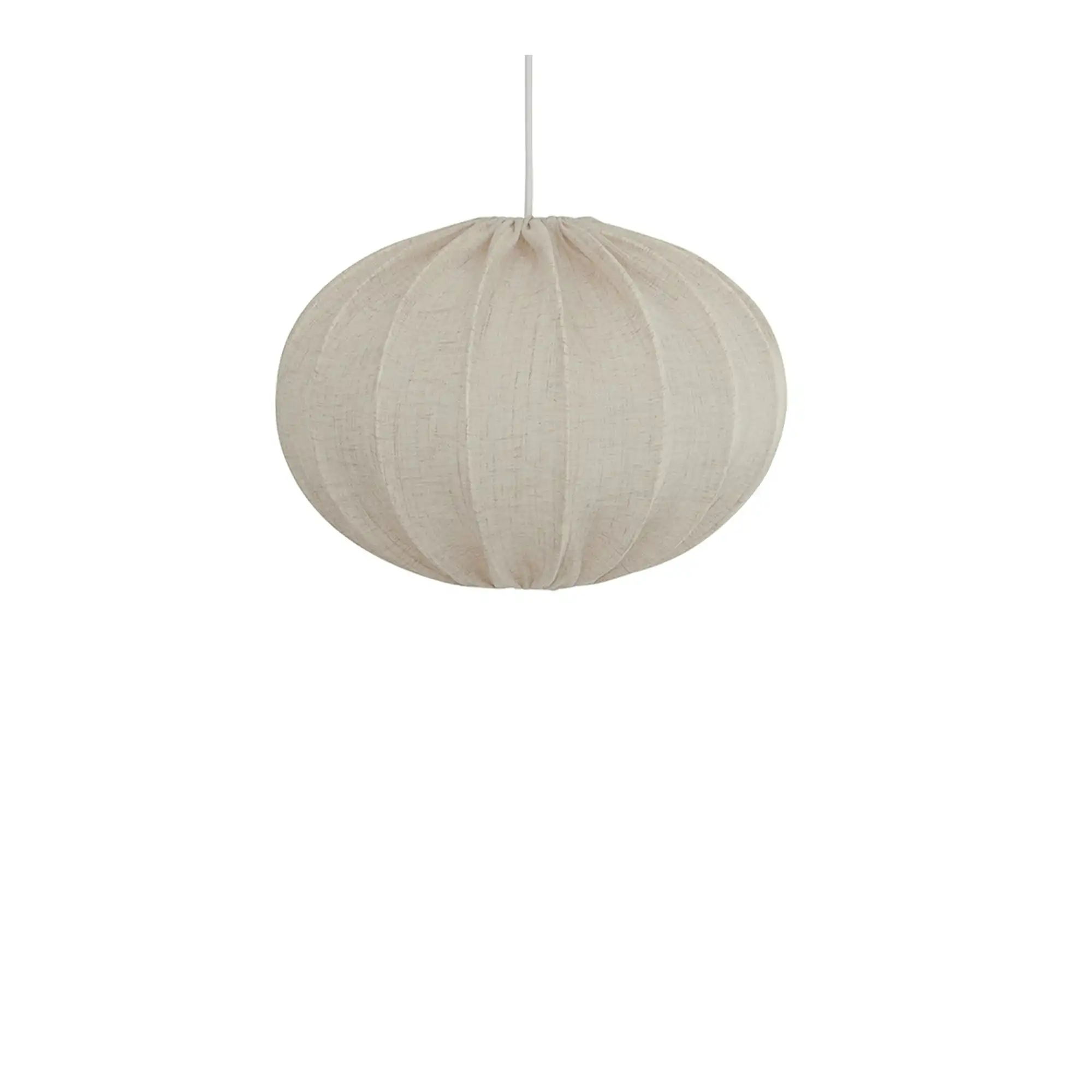 Boll Natural Linen Pendant Lamp